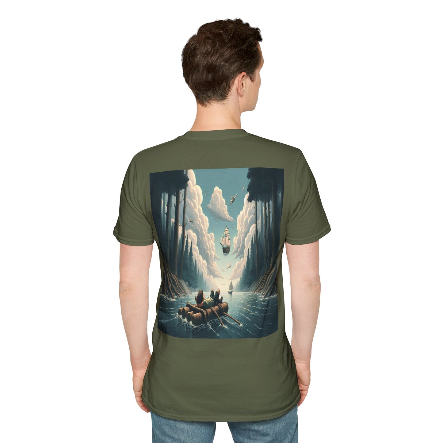 river raft dreams Unisex Softstyle T-Shirt