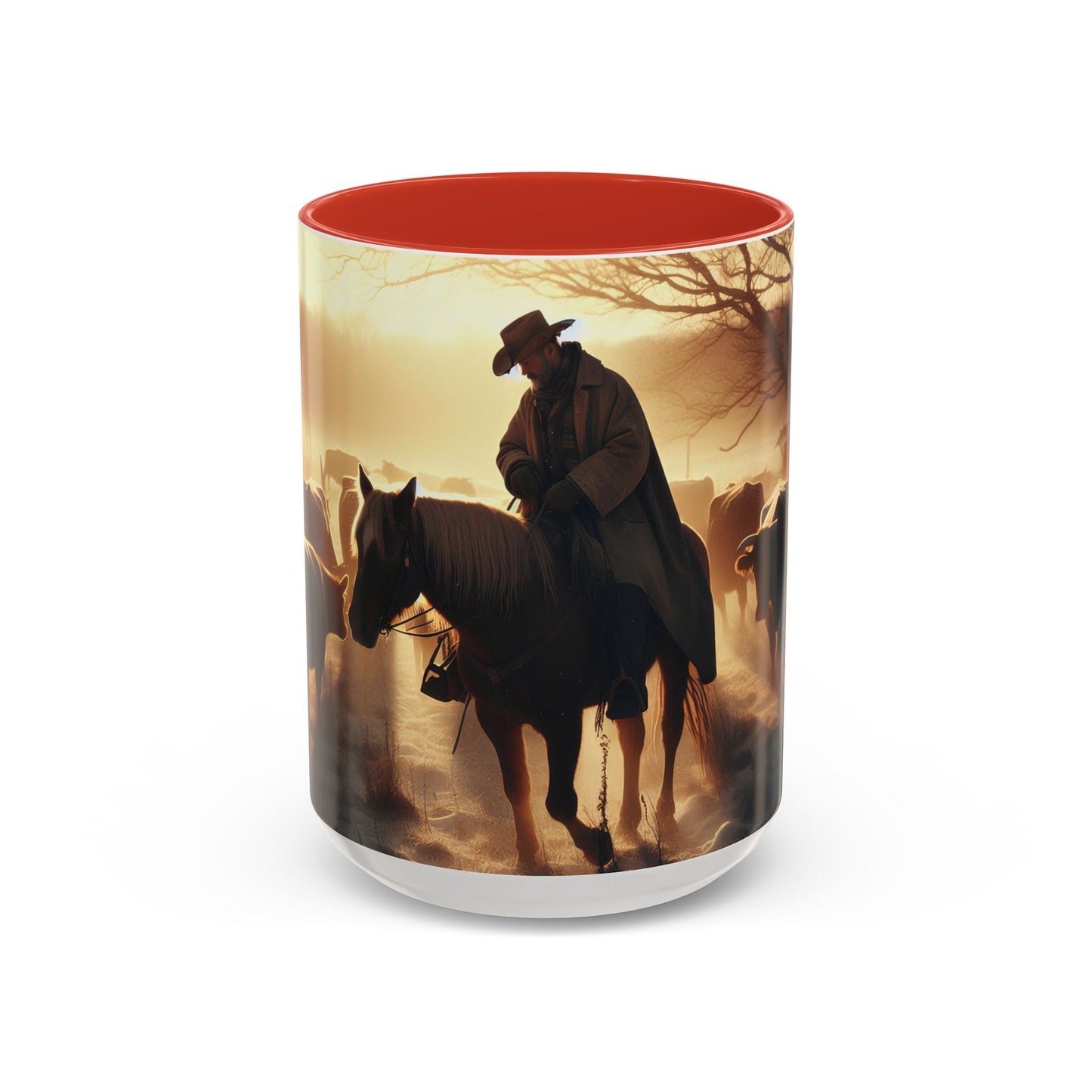 cowboys morning Accent Coffee Mug (11, 15oz)