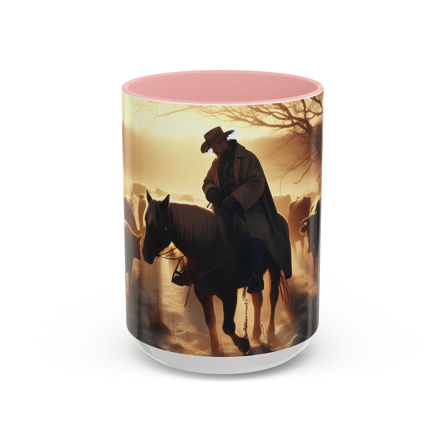 cowboys morning Accent Coffee Mug (11, 15oz)