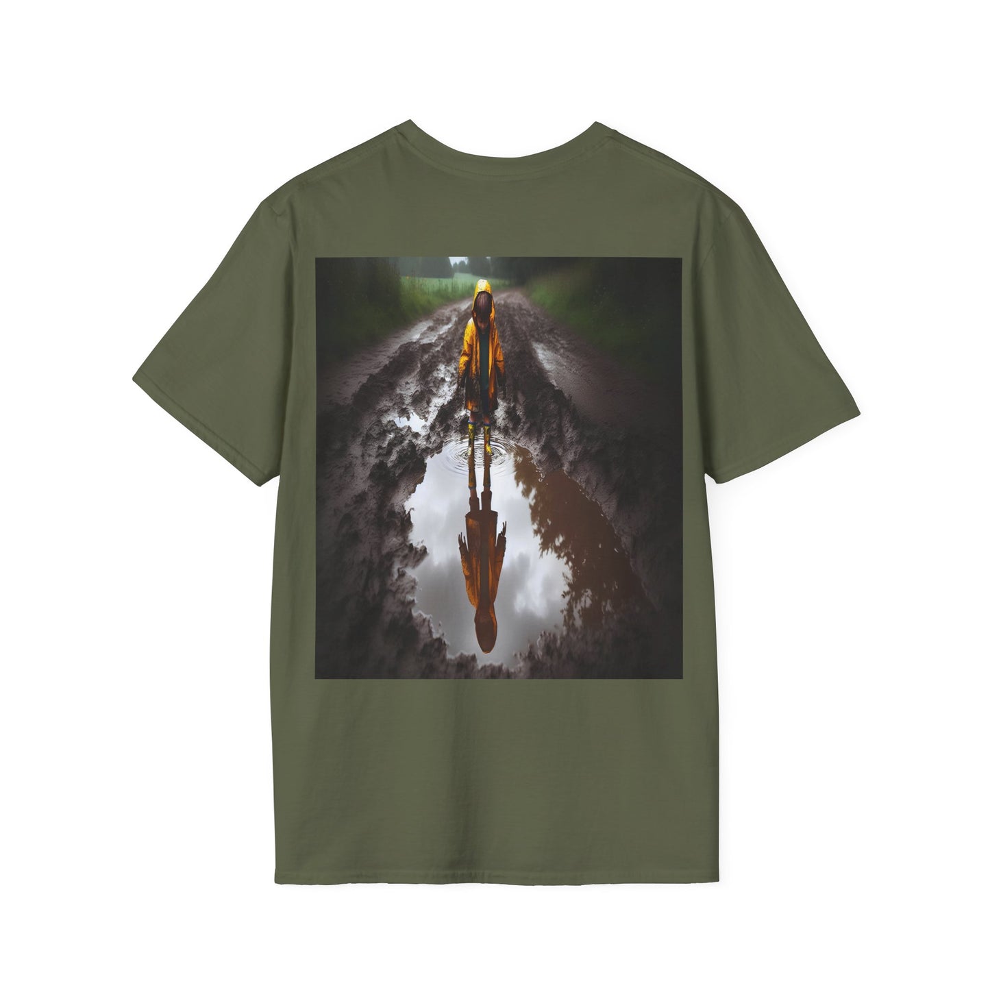 rainy day puddles Unisex Softstyle T-Shirt