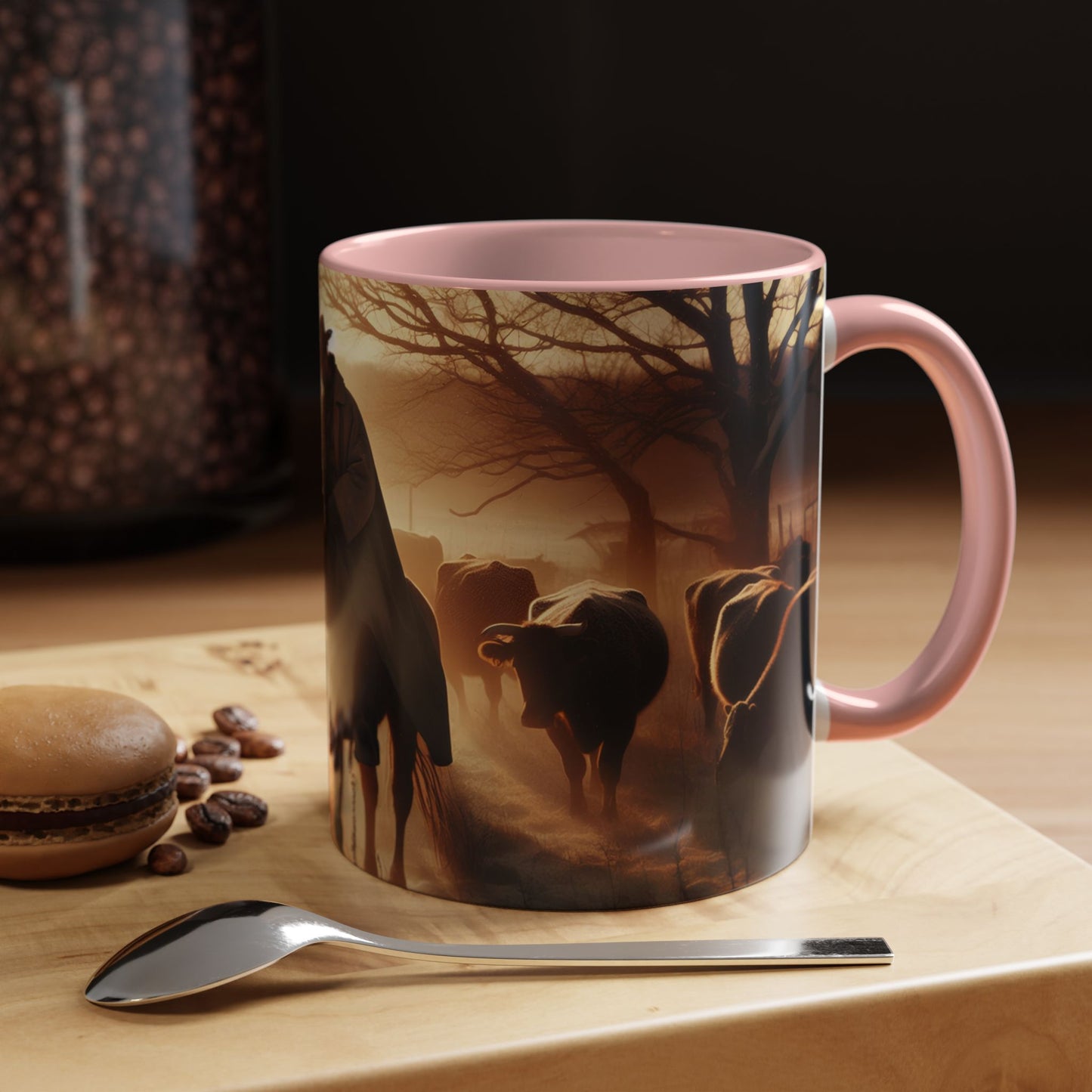 cowboys morning Accent Coffee Mug (11, 15oz)