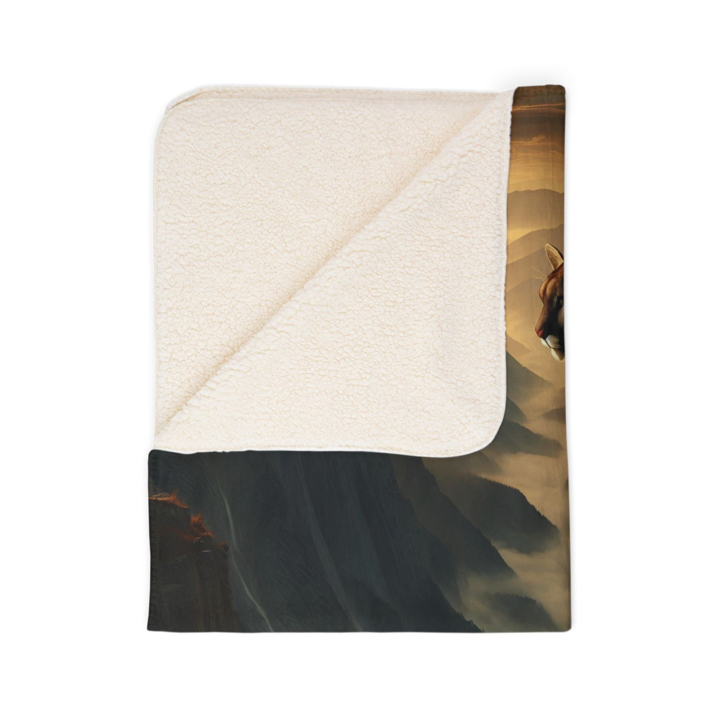 Cliff's Watch Fleece Sherpa Blanket