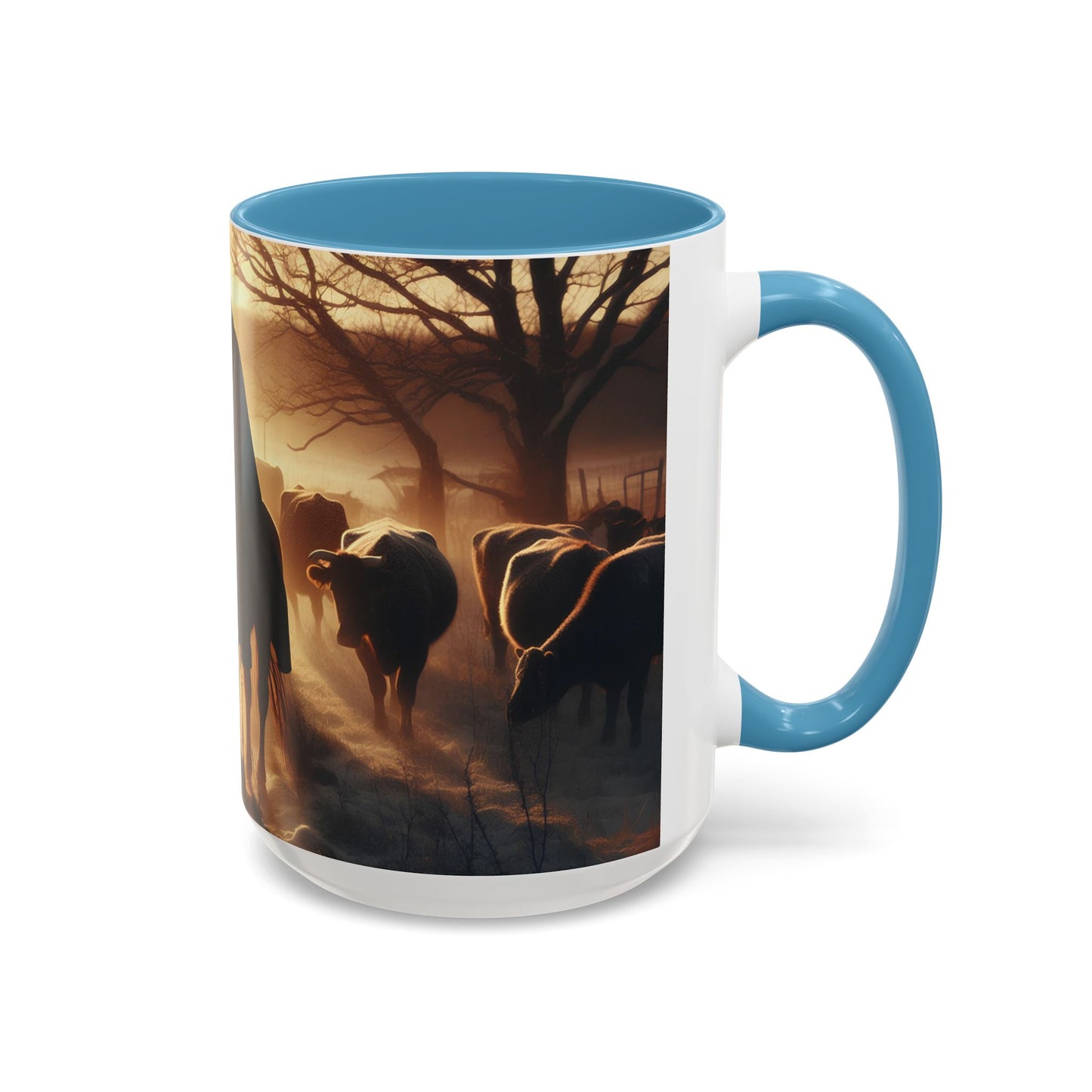 cowboys morning Accent Coffee Mug (11, 15oz)