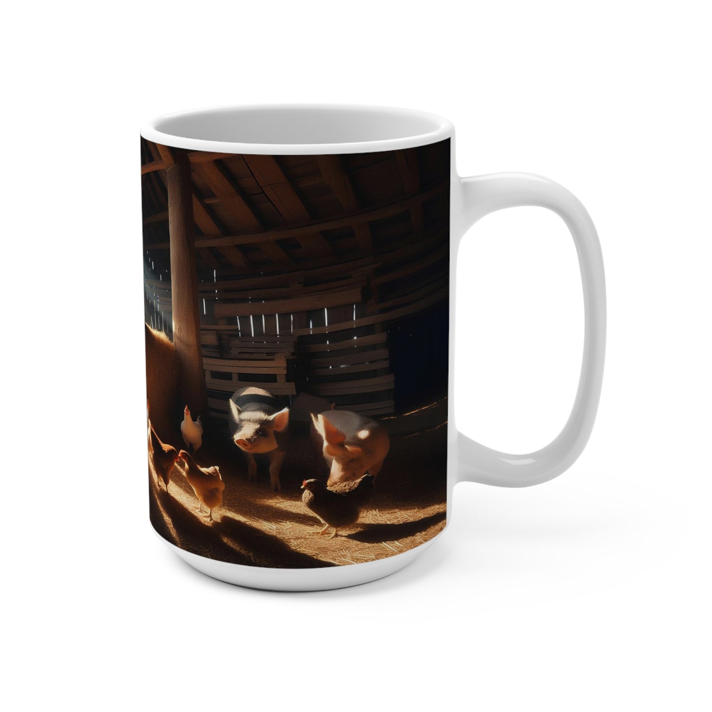 barn lunch Mug 15oz