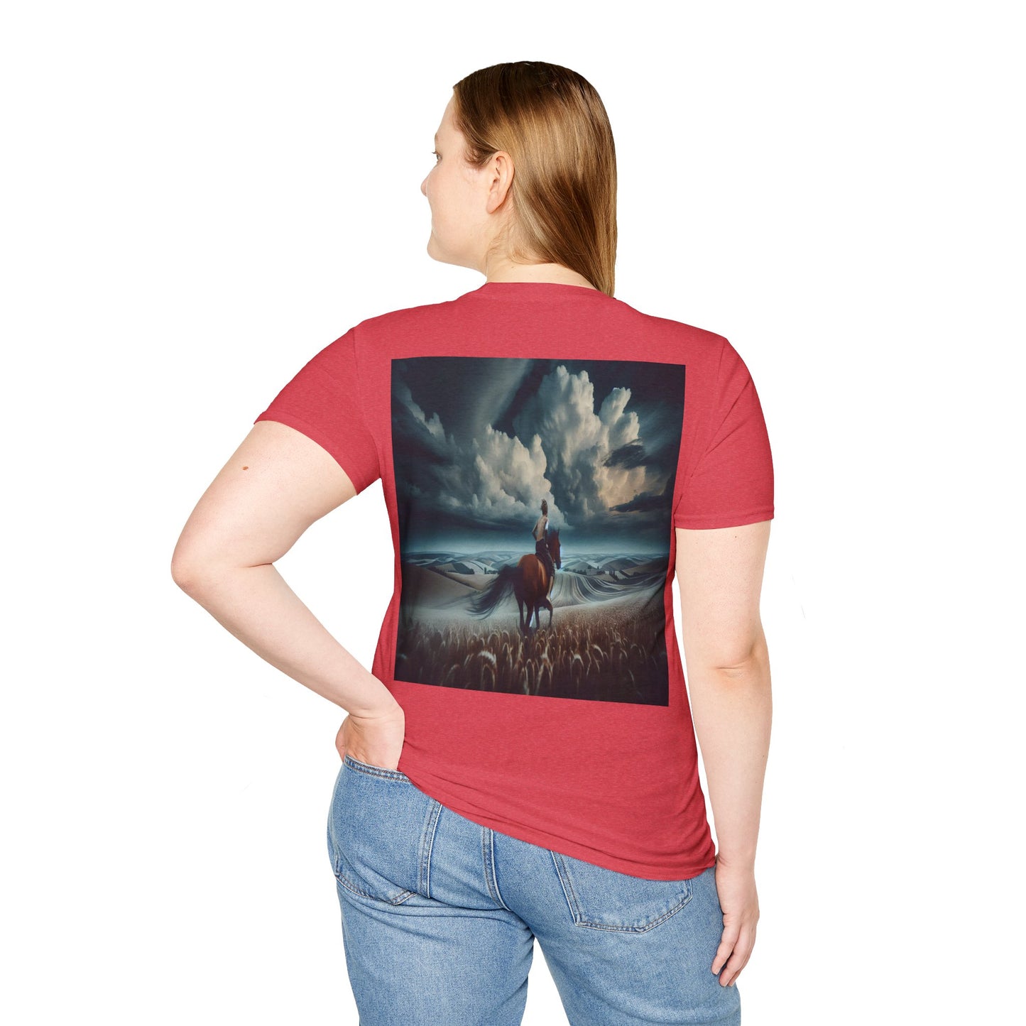 cloudy fields rides Unisex Softstyle T-Shirt