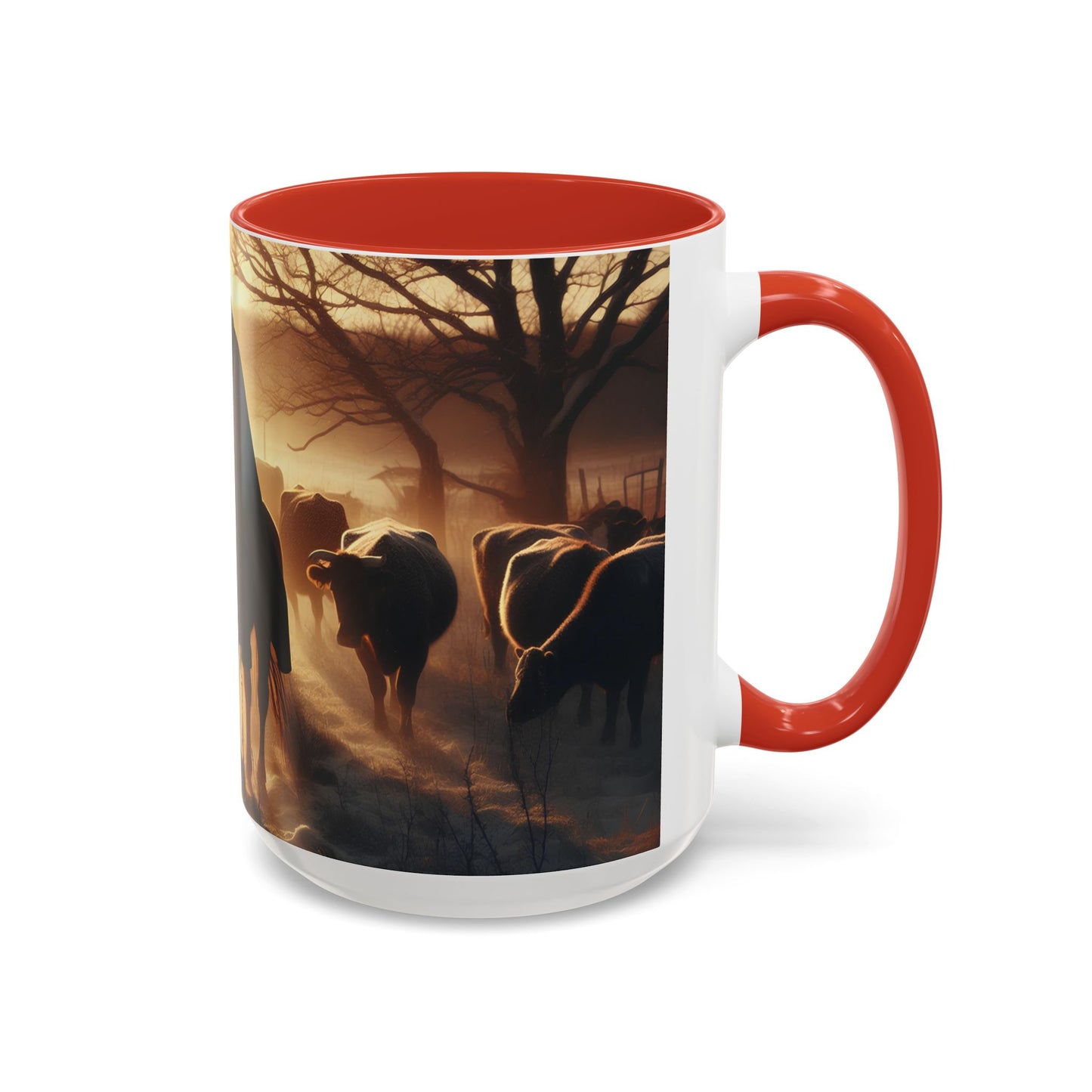 cowboys morning Accent Coffee Mug (11, 15oz)