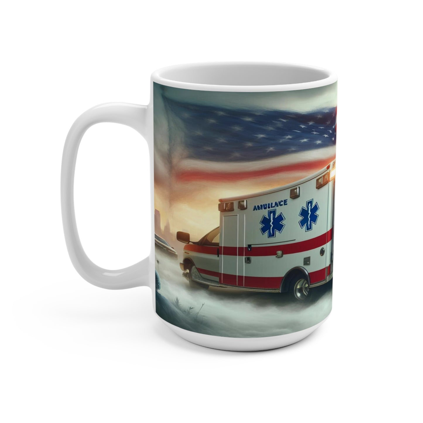 ghost of the job Mug 15oz