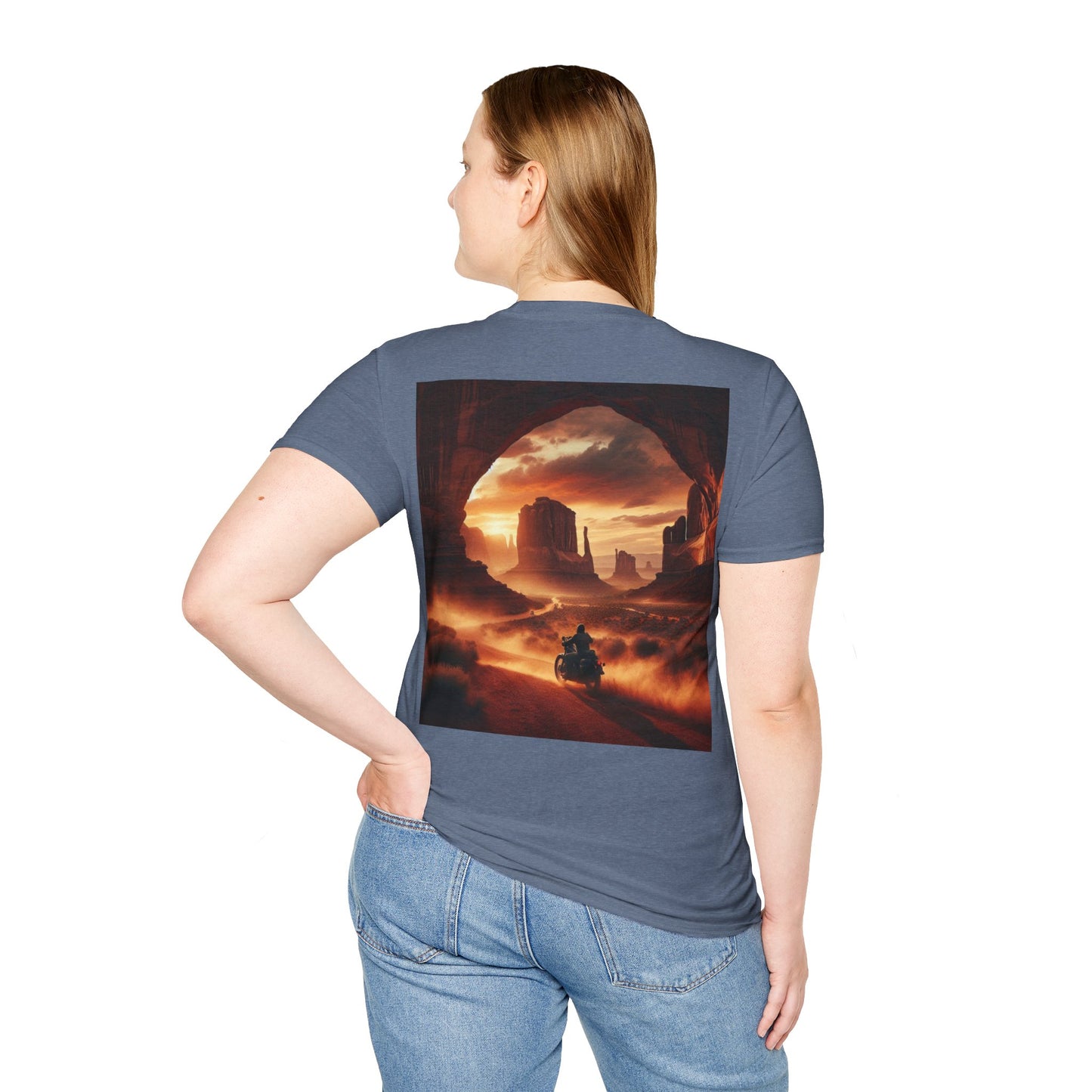 lonely road Unisex Softstyle T-Shirt