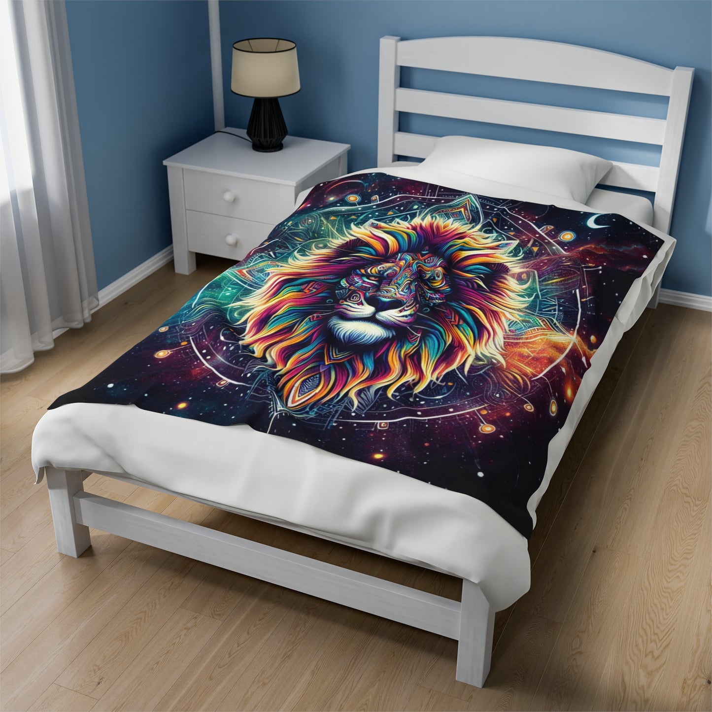 Mythic lion Velveteen Plush Blanket