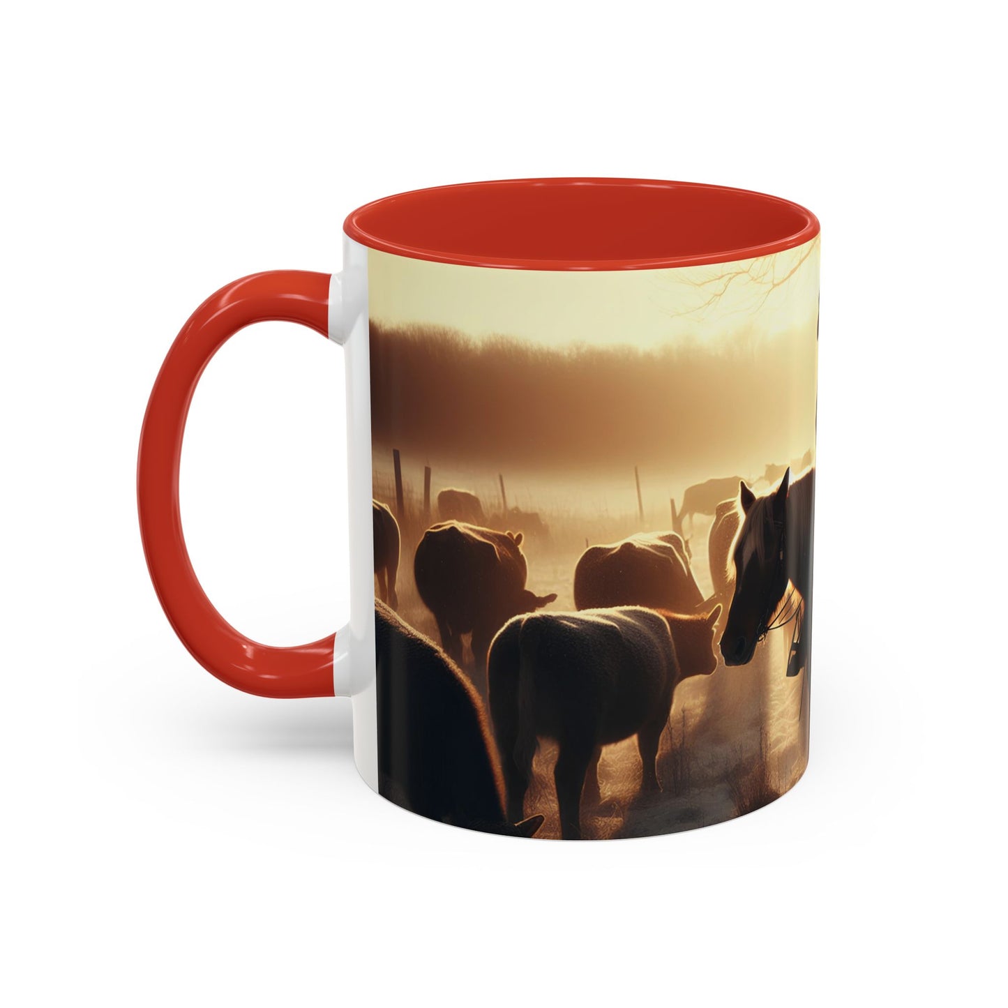 cowboys morning Accent Coffee Mug (11, 15oz)