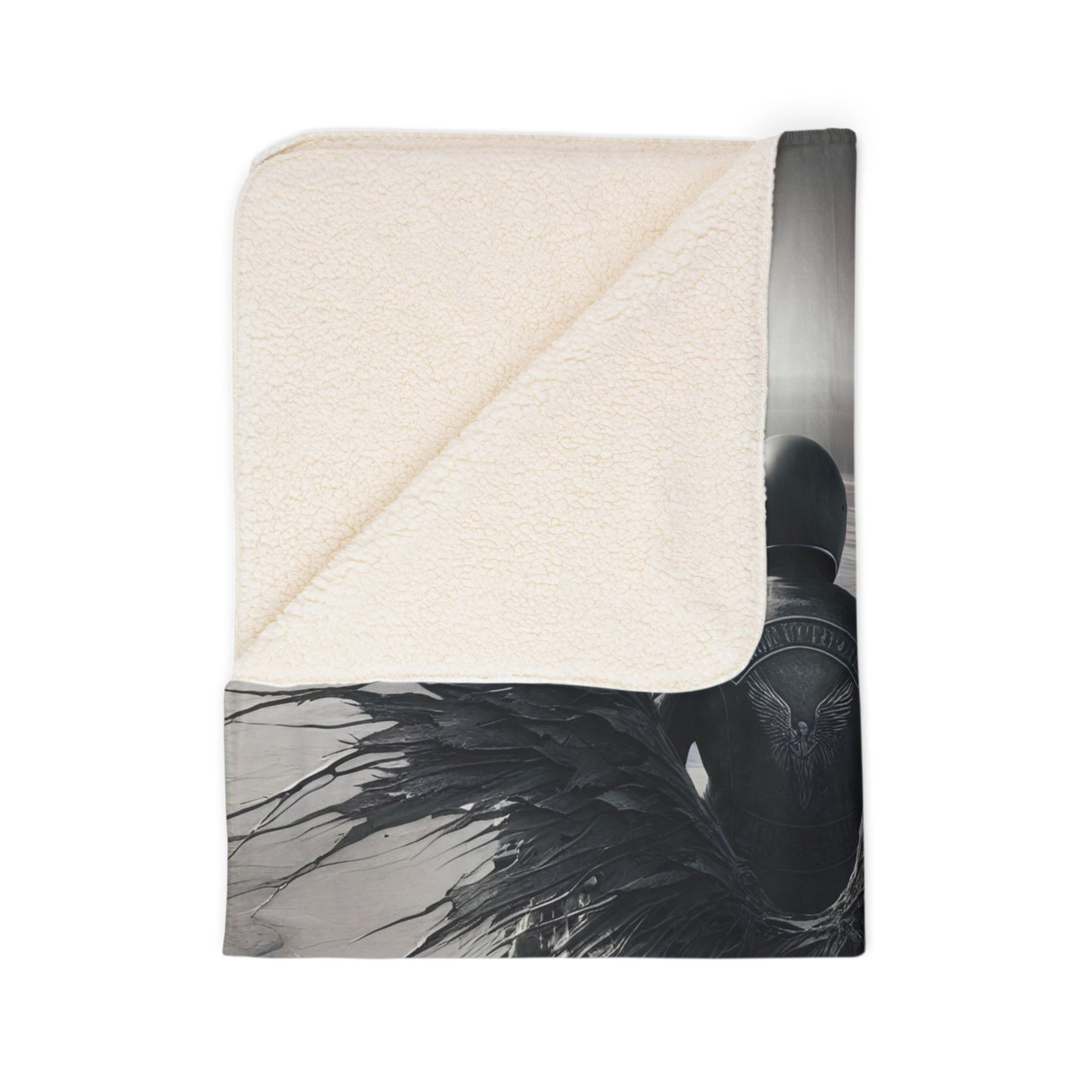 metal rider Fleece Sherpa Blanket