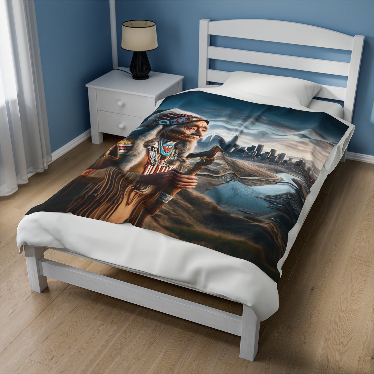 Tears of the Forgotten Plains Velveteen Plush Blanket