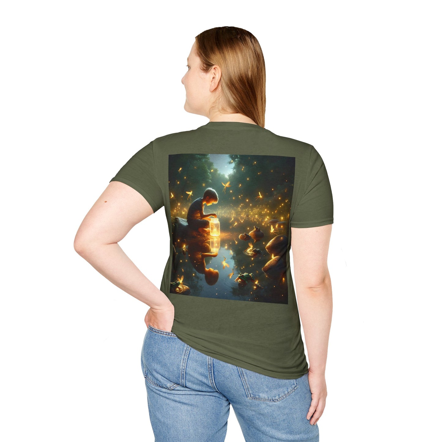 lightning bug nights Unisex Softstyle T-Shirt