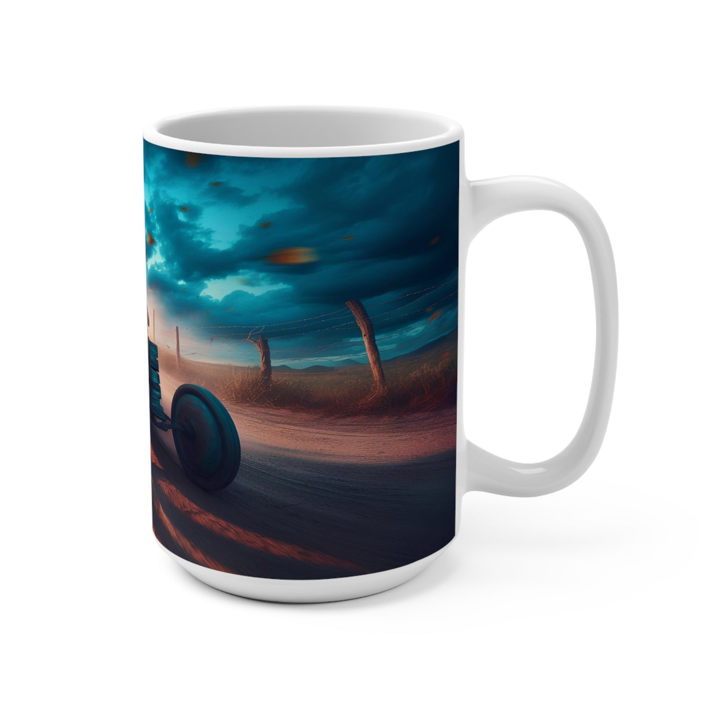 box car racing Mug 15oz