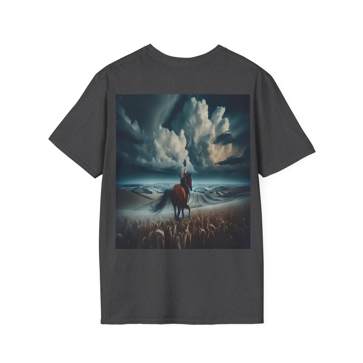cloudy fields rides Unisex Softstyle T-Shirt