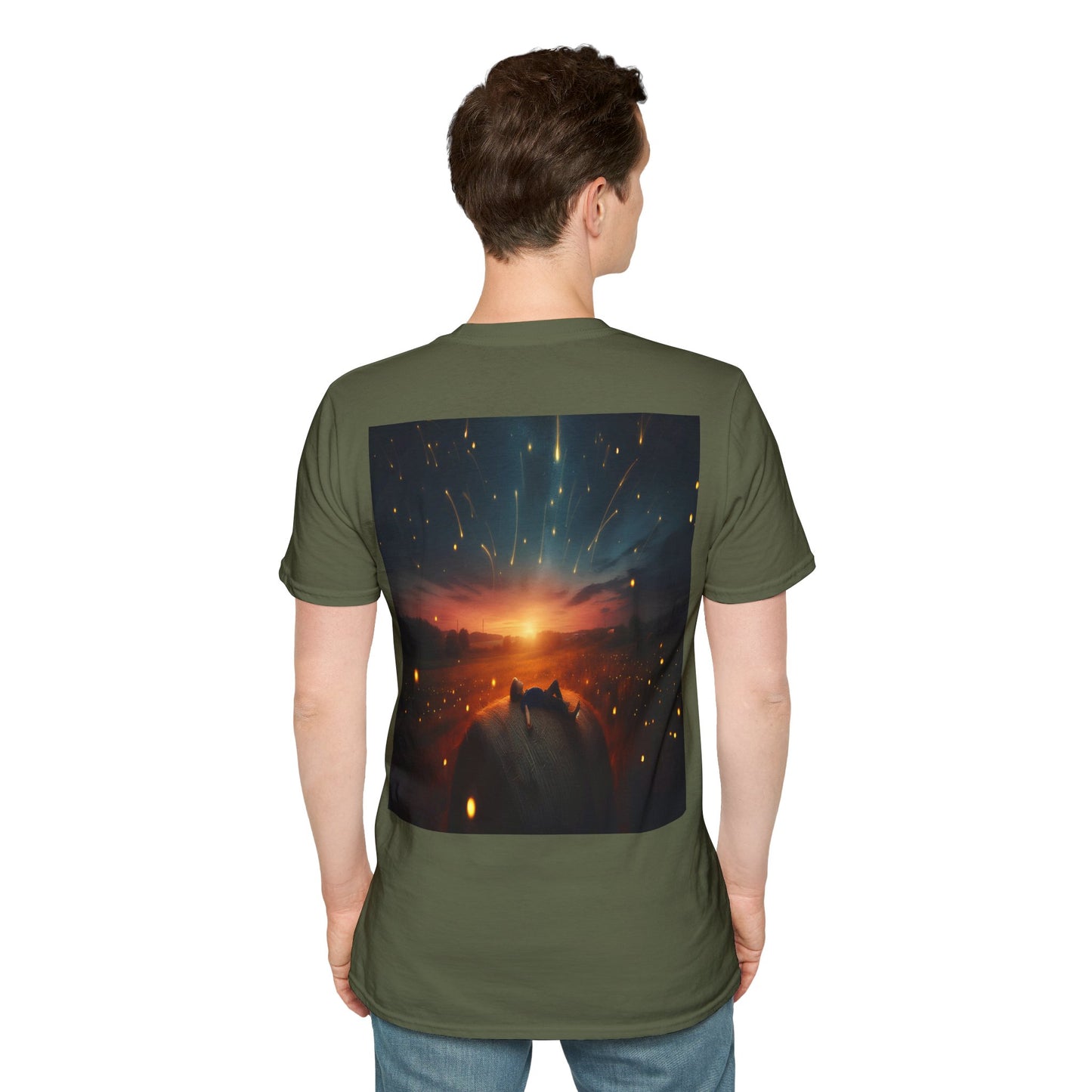 hay-bail nights Unisex Softstyle T-Shirt