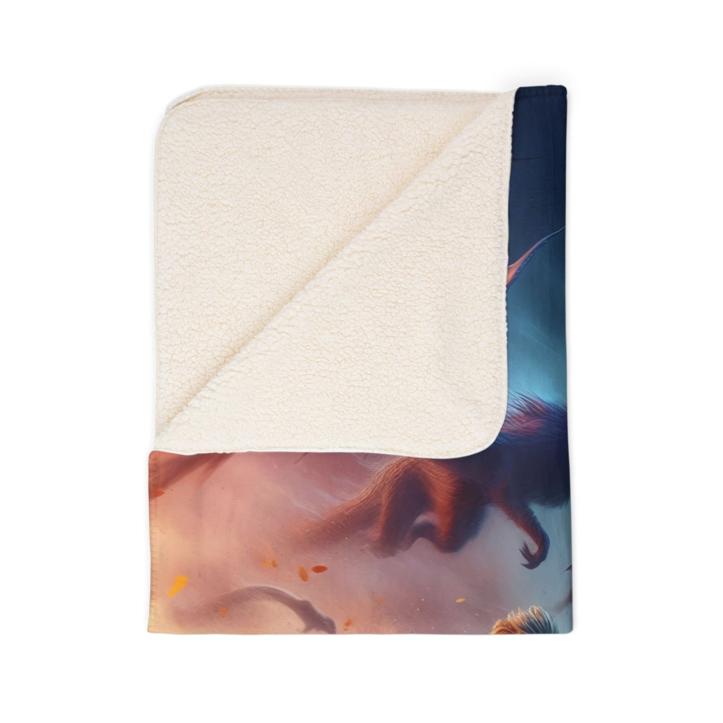 box car dreams Fleece Sherpa Blanket