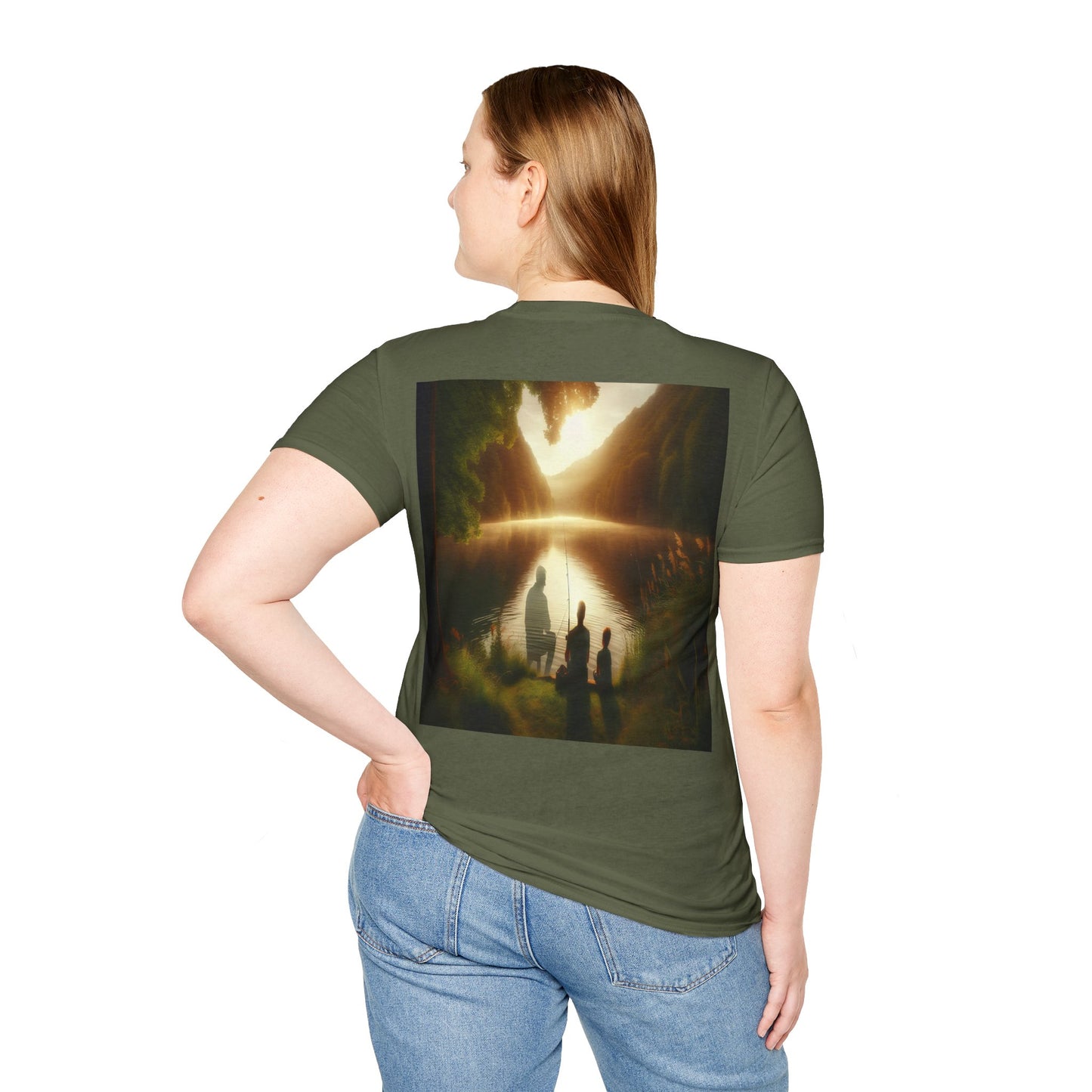 fathers and sons moments Unisex Softstyle T-Shirt