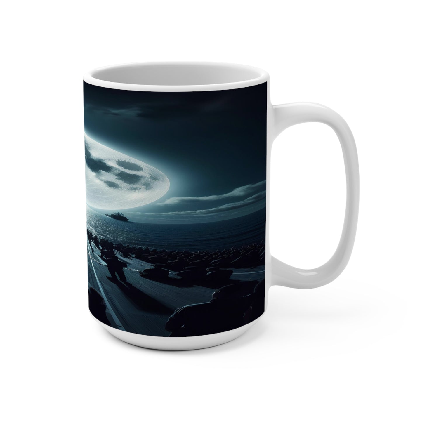 a night at sea Mug 15oz