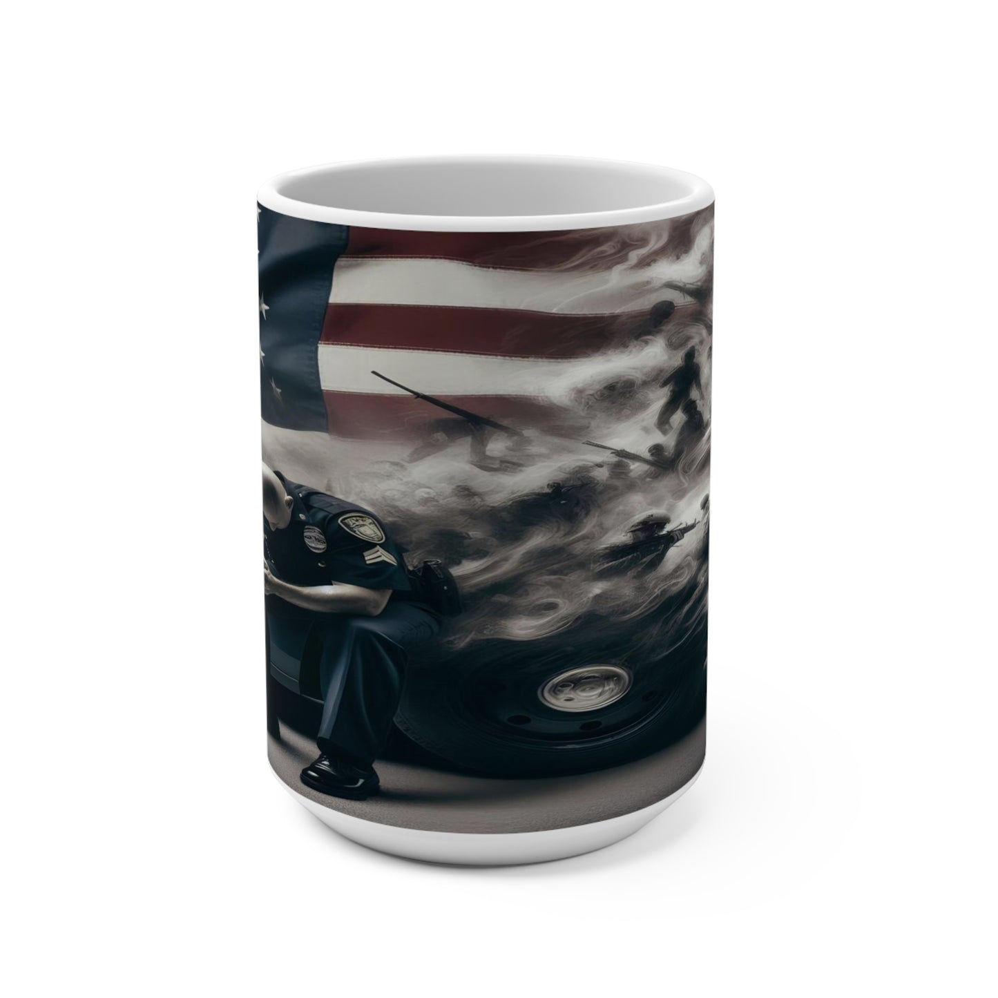 behind the call Mug 15oz
