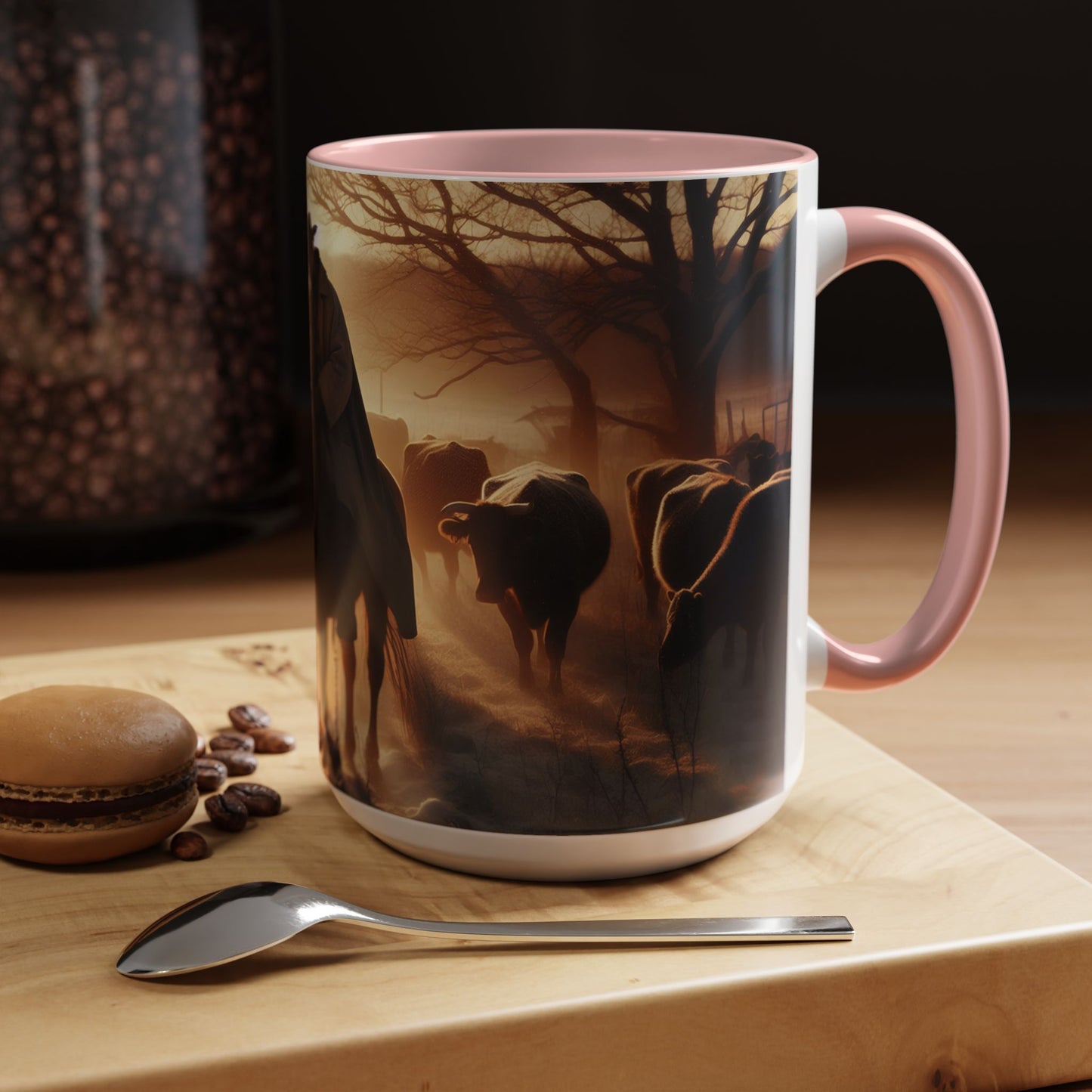 cowboys morning Accent Coffee Mug (11, 15oz)
