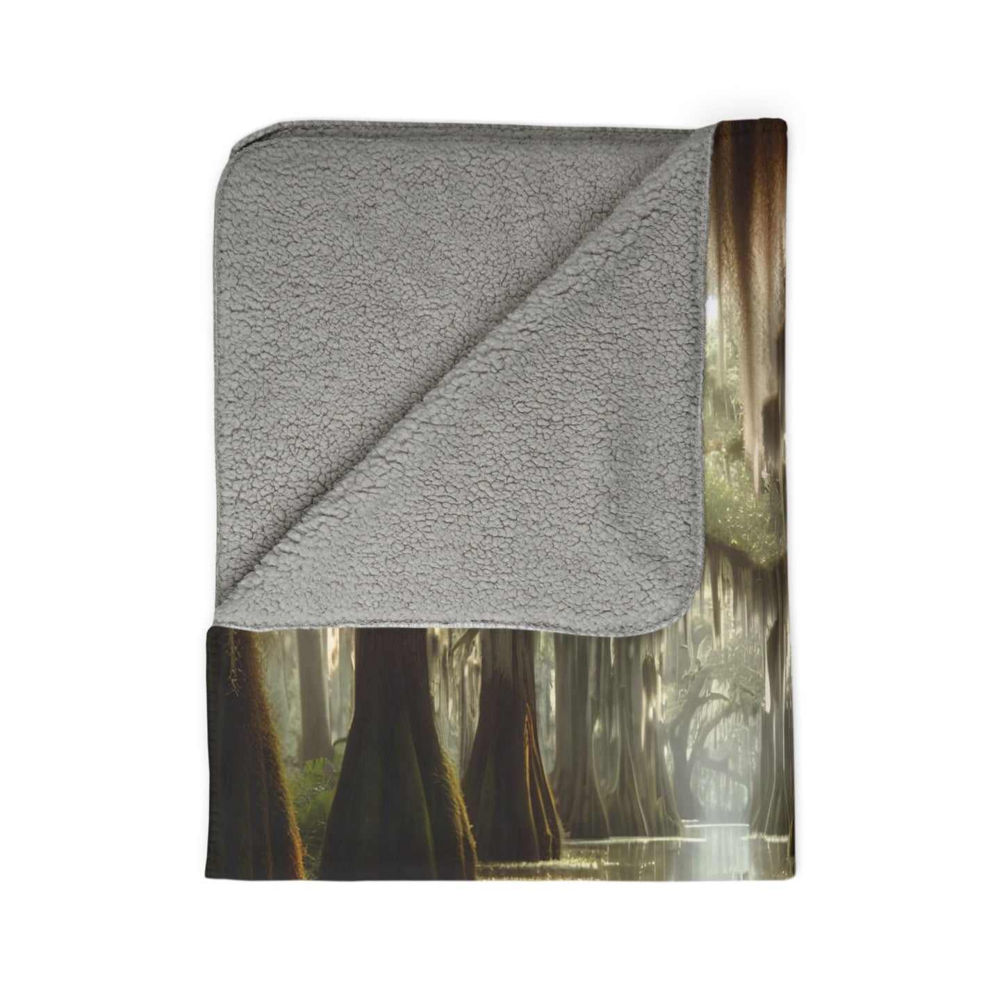 Swamp Guardian Fleece Sherpa Blanket