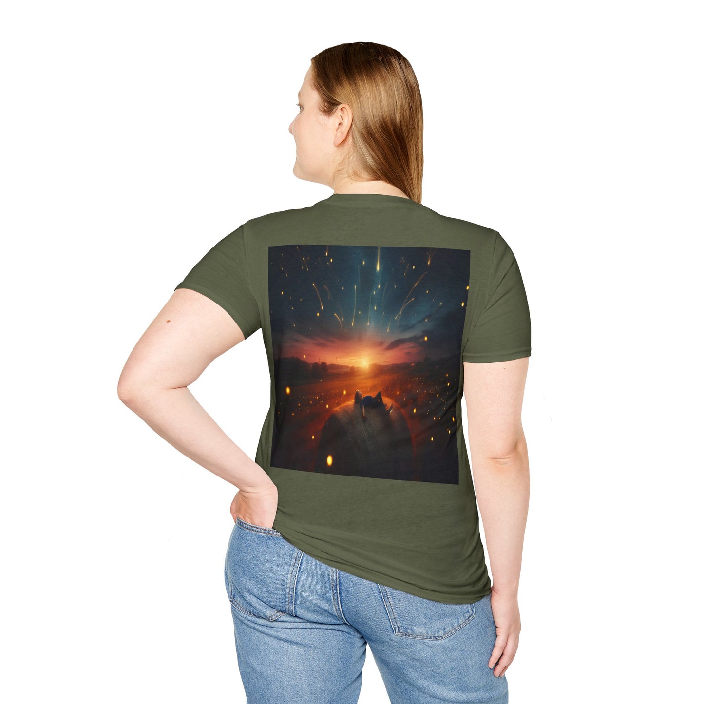 hay-bail nights Unisex Softstyle T-Shirt