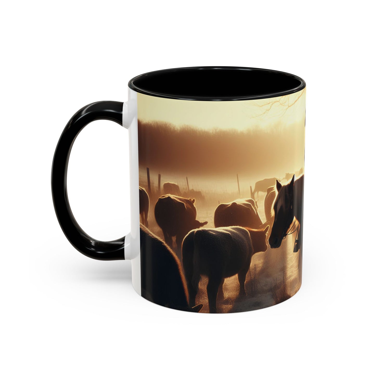 cowboys morning Accent Coffee Mug (11, 15oz)