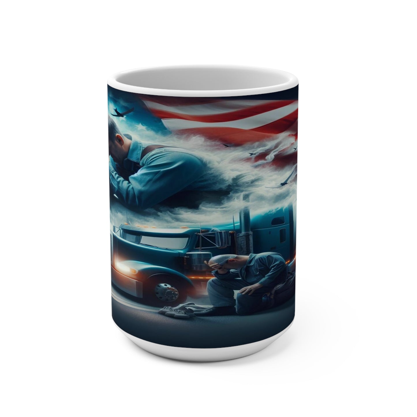 a truckers prayer Mug 15oz