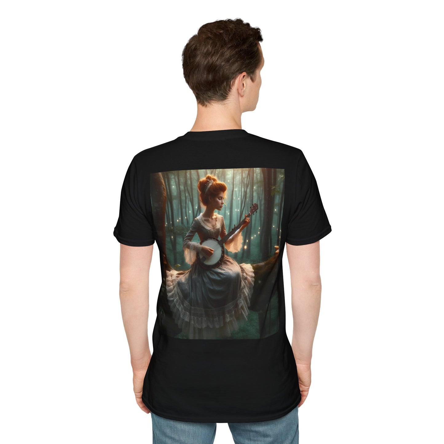 Magical banjo, Forest Unisex Softstyle T-Shirt