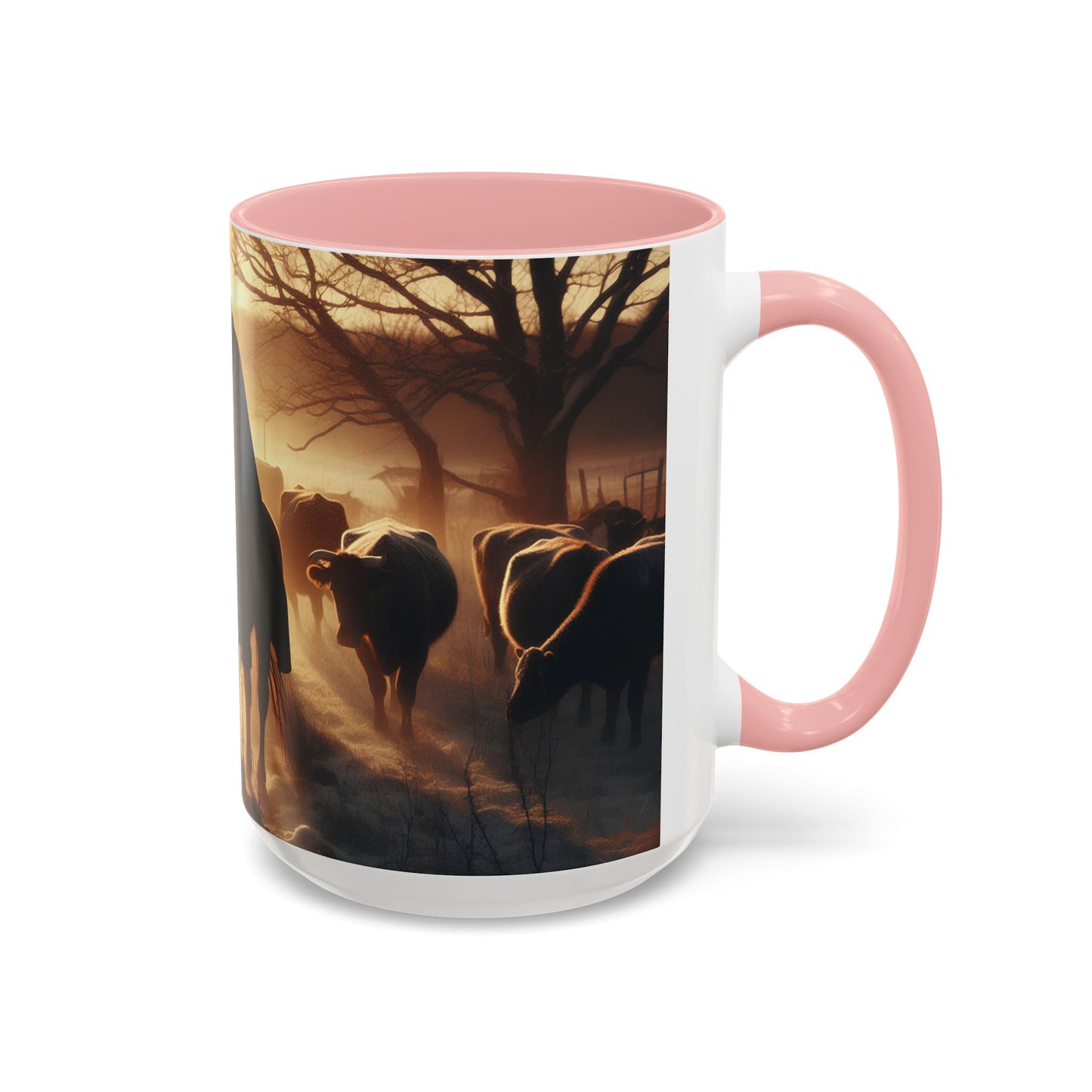 cowboys morning Accent Coffee Mug (11, 15oz)