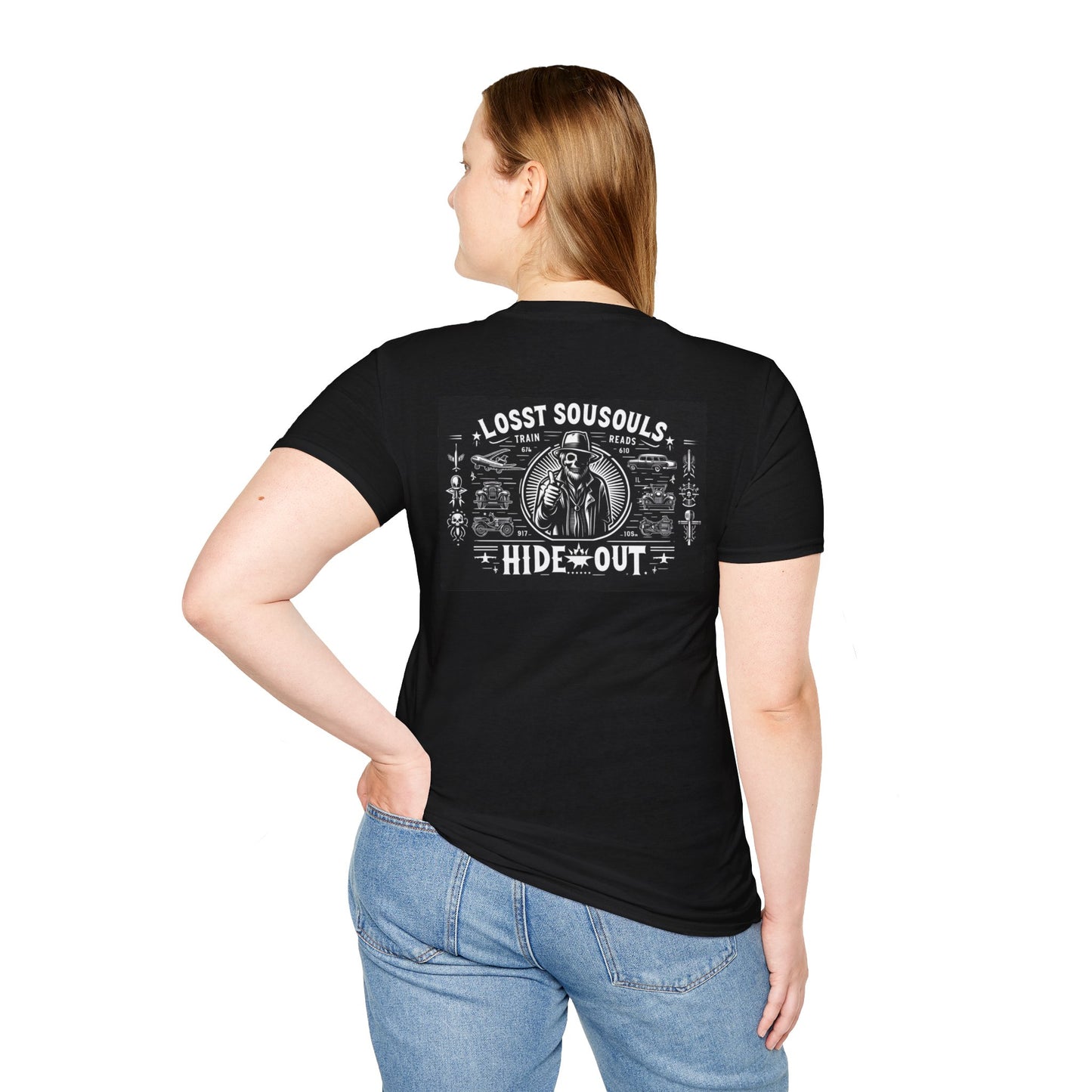 lost hitchiker Unisex Softstyle T-Shirt