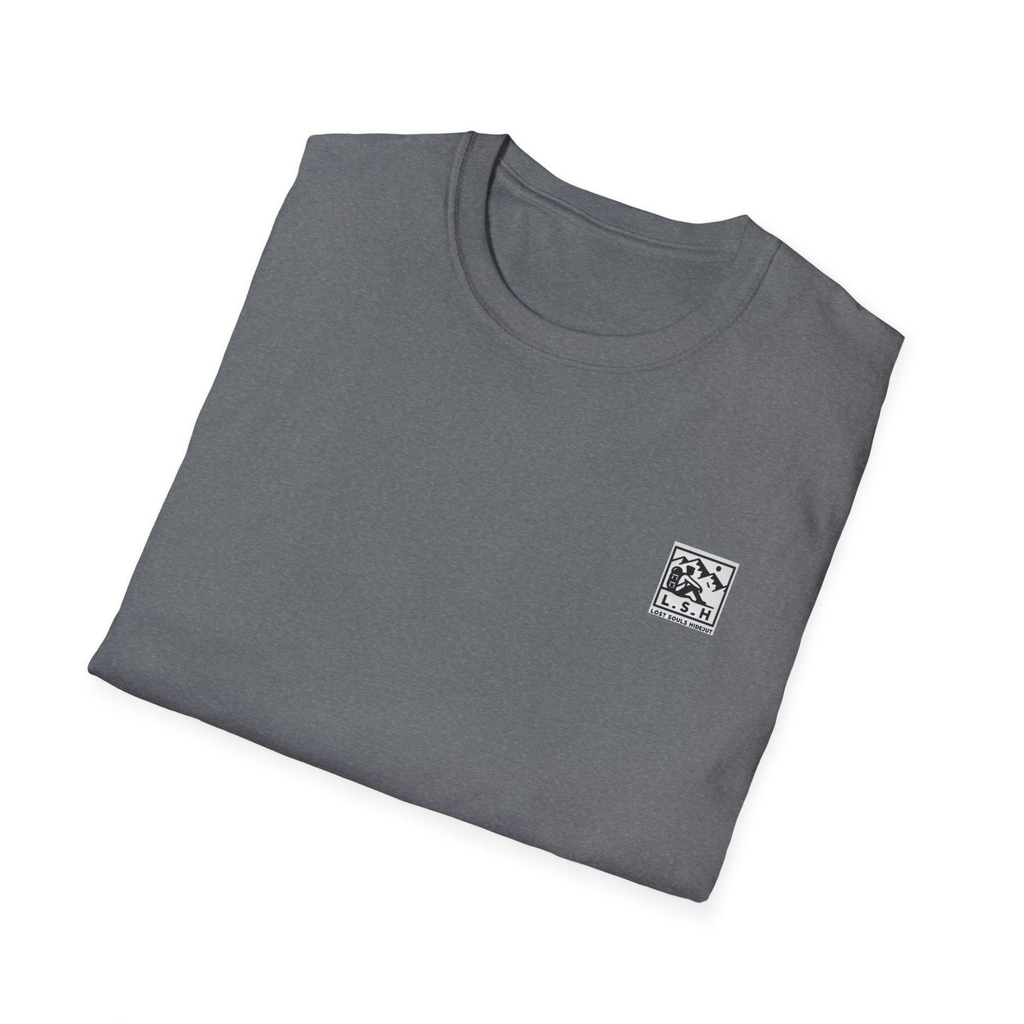 Winter's Gaze: Father & Son Unisex Softstyle T-Shirt
