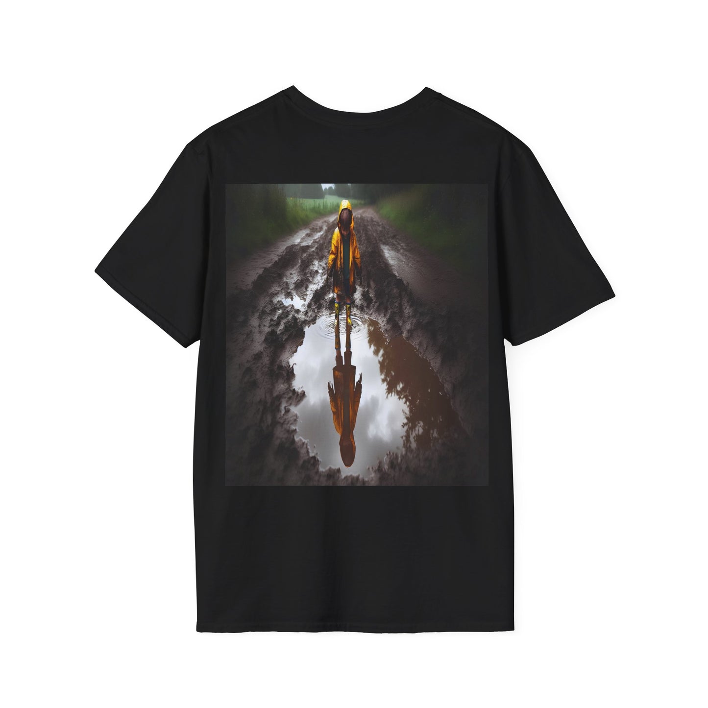 rainy day puddles Unisex Softstyle T-Shirt