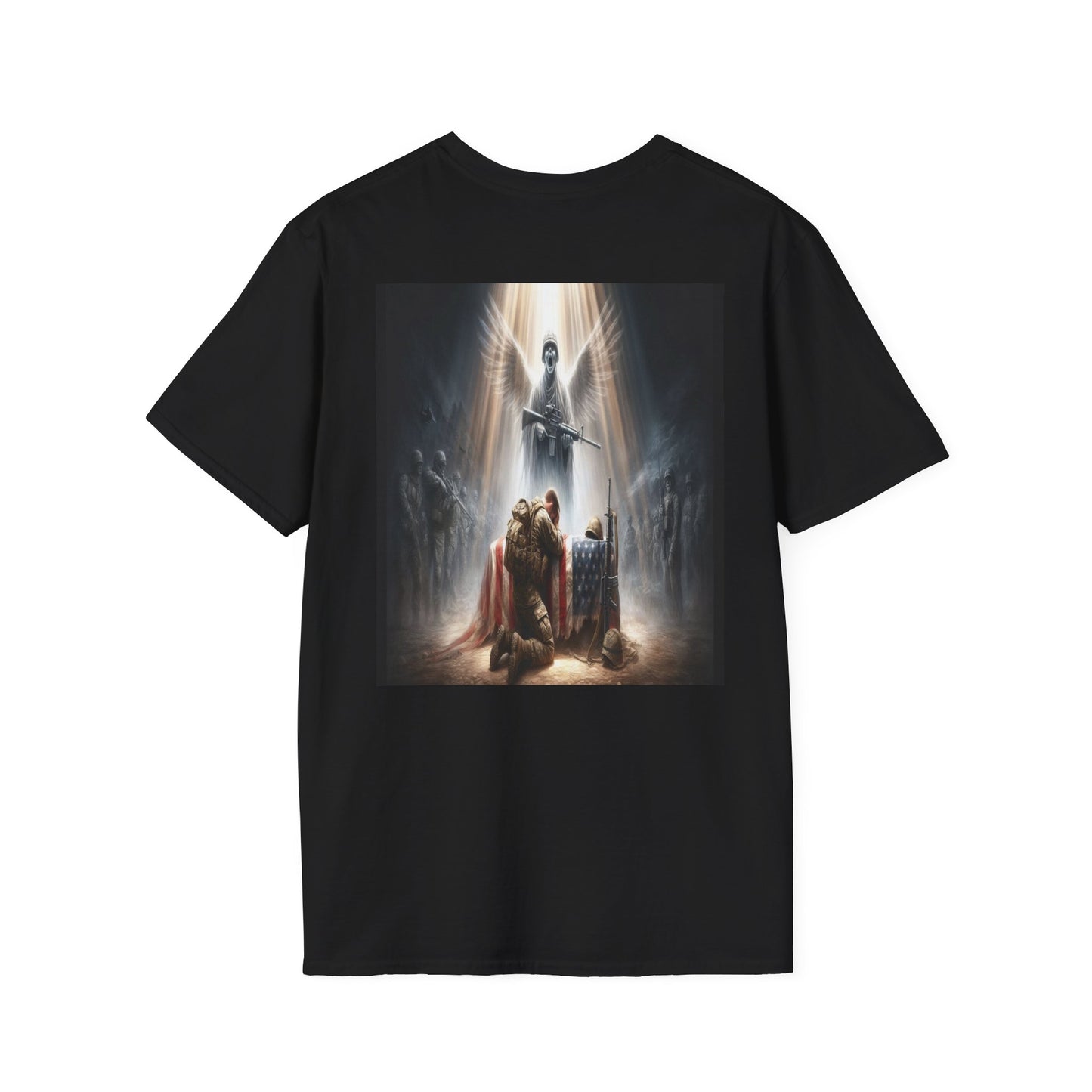 soldier's prayer an angels cry Unisex Softstyle T-Shirt