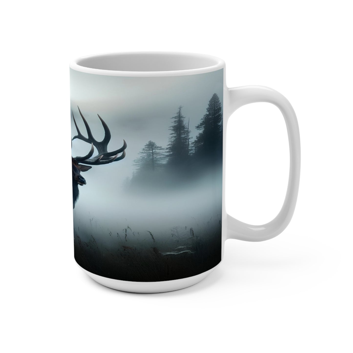 Snowbound Elk Mug 15oz