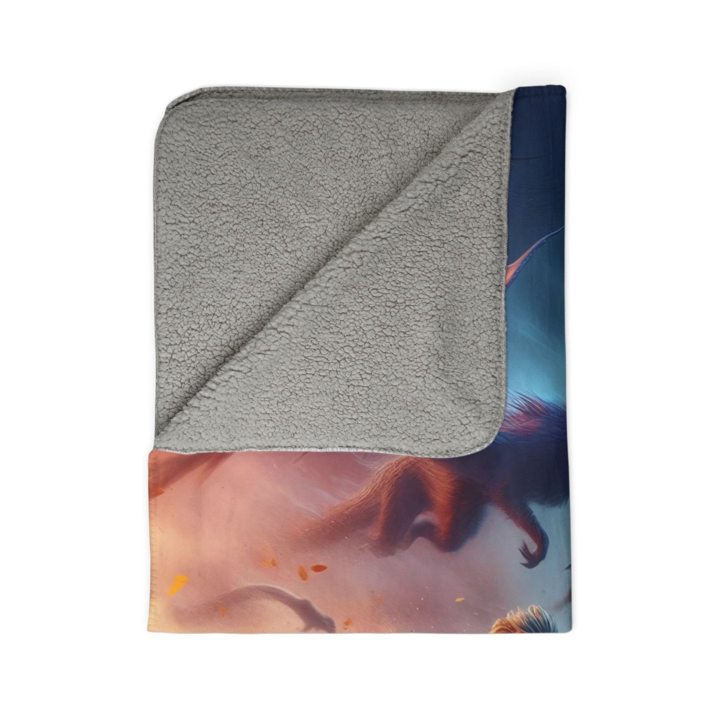 box car dreams Fleece Sherpa Blanket