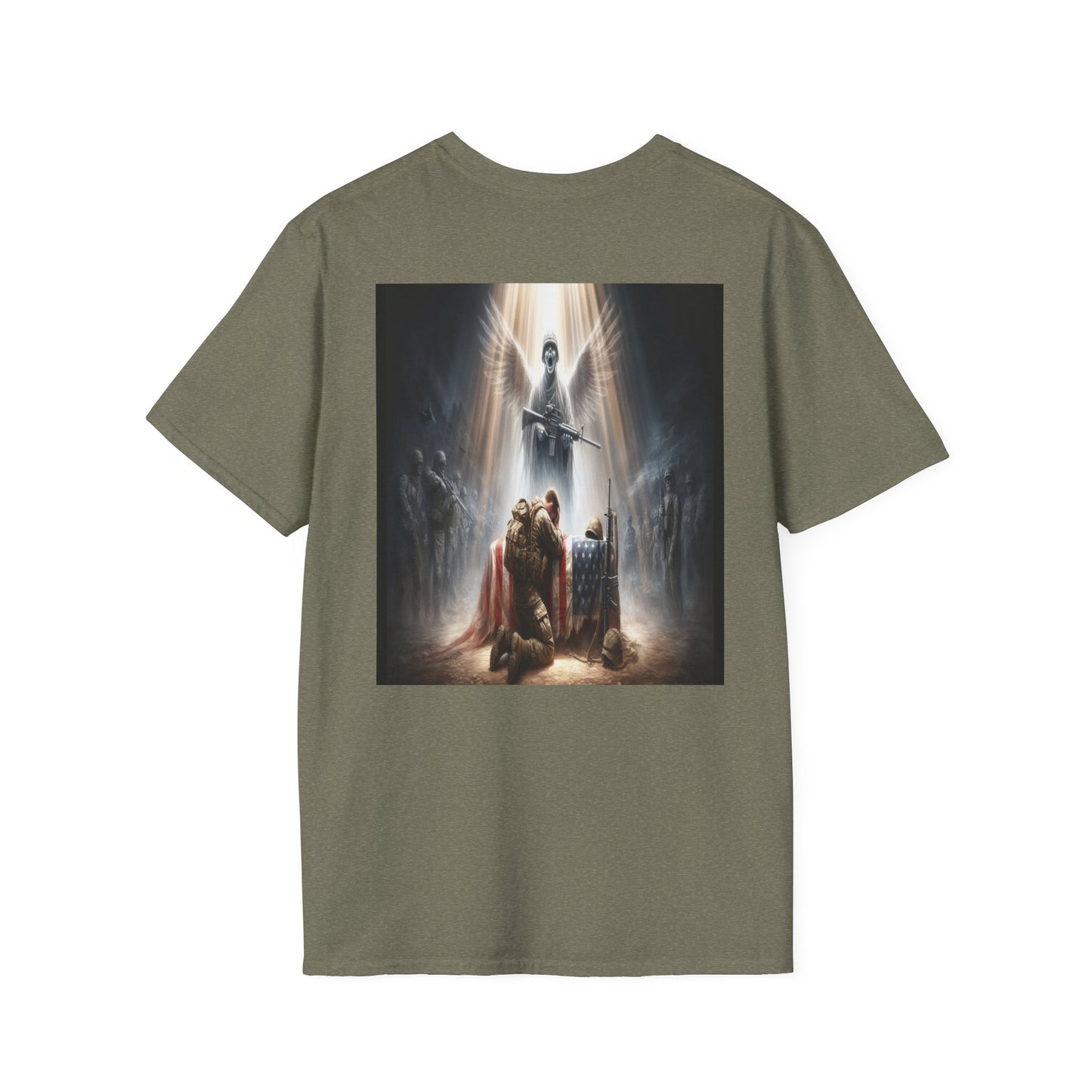 soldier's prayer an angels cry Unisex Softstyle T-Shirt