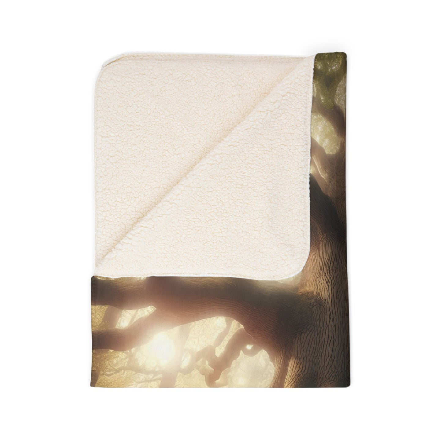Autumn Scurry Fleece Sherpa Blanket