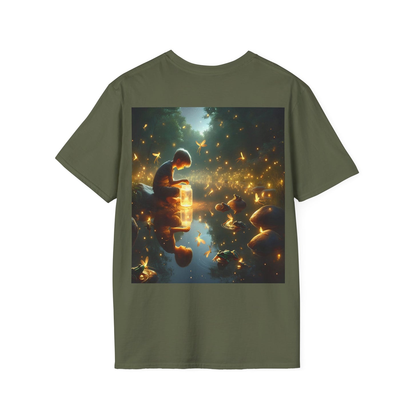 lightning bug nights Unisex Softstyle T-Shirt