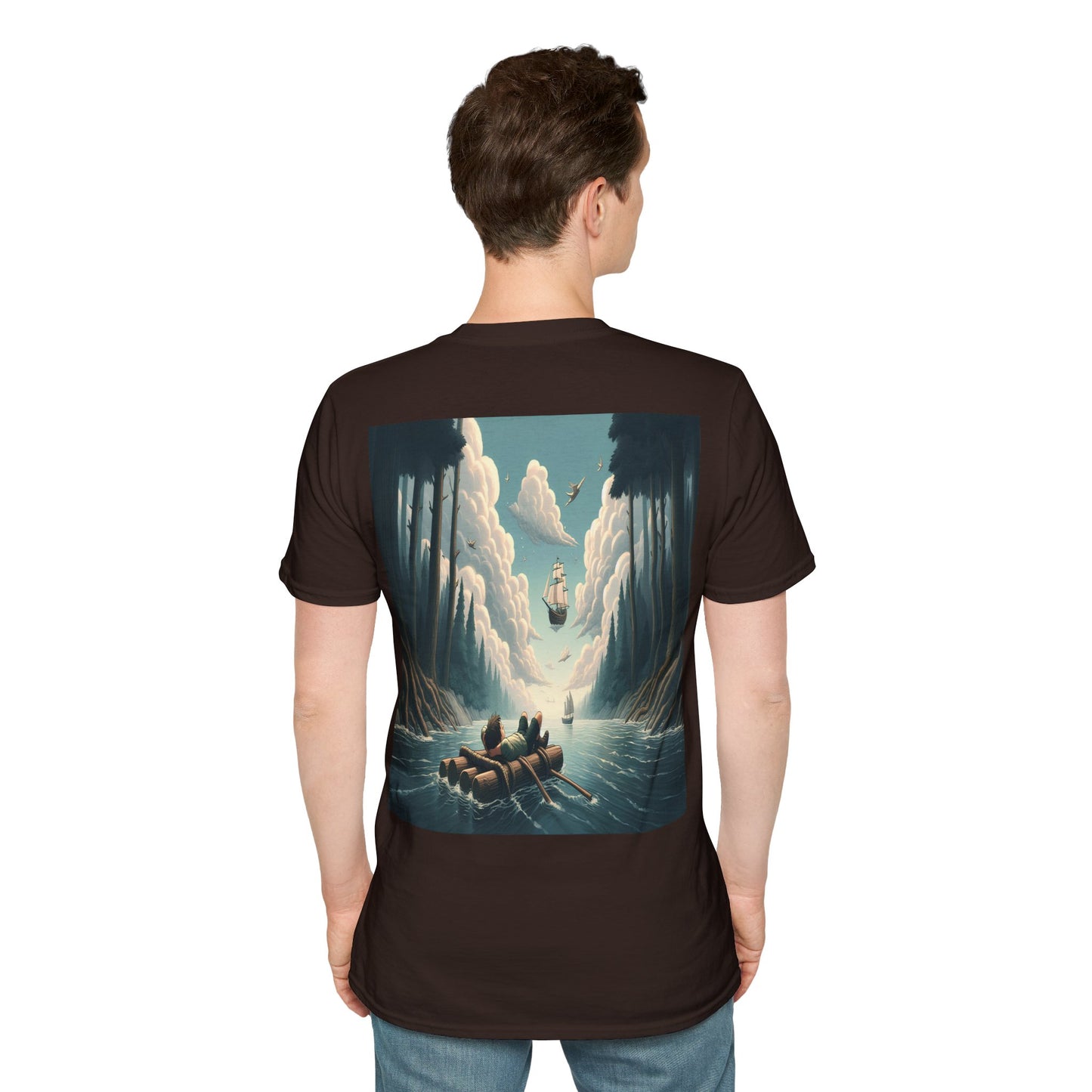 river raft dreams Unisex Softstyle T-Shirt