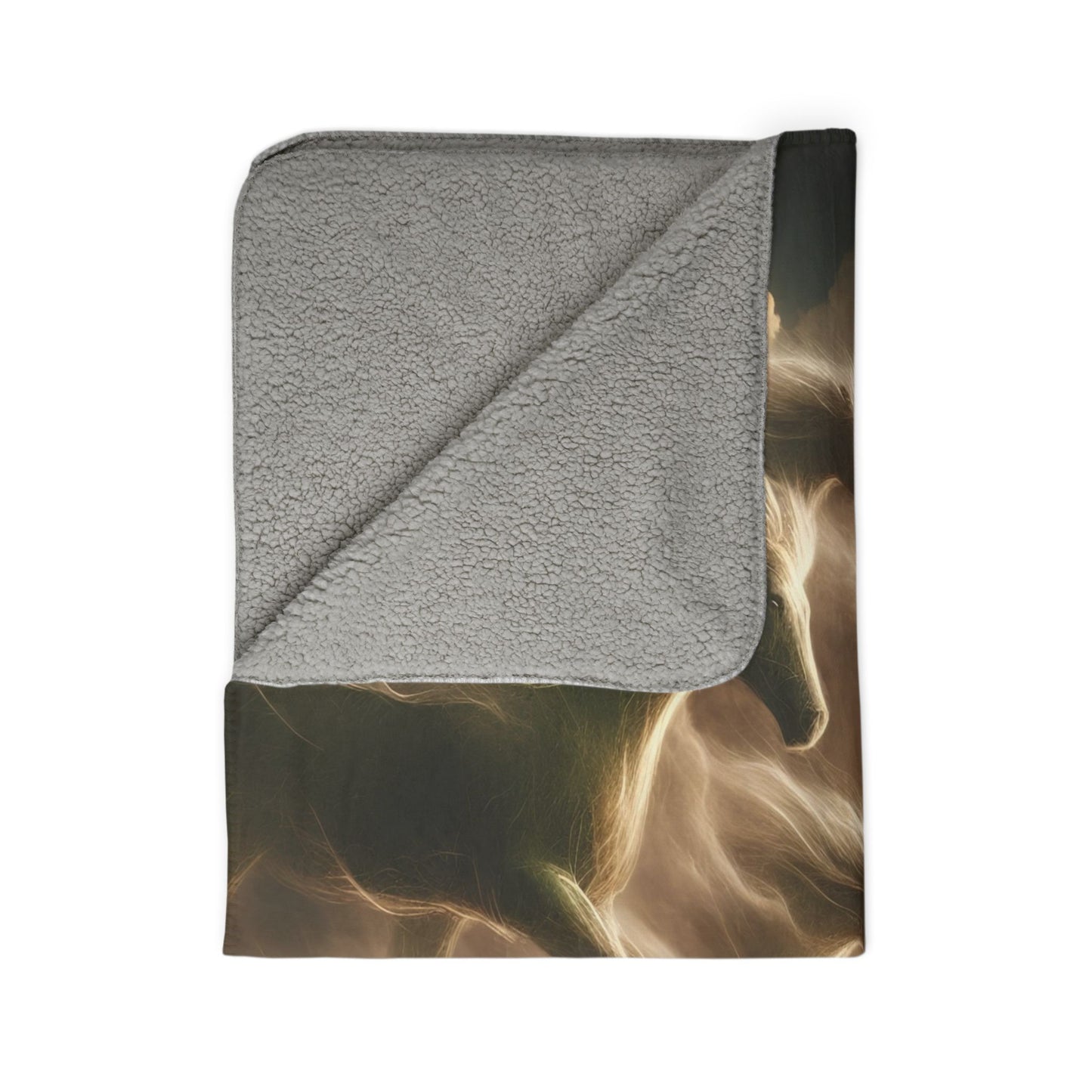 Stamped in the sky Fleece Sherpa Blanket