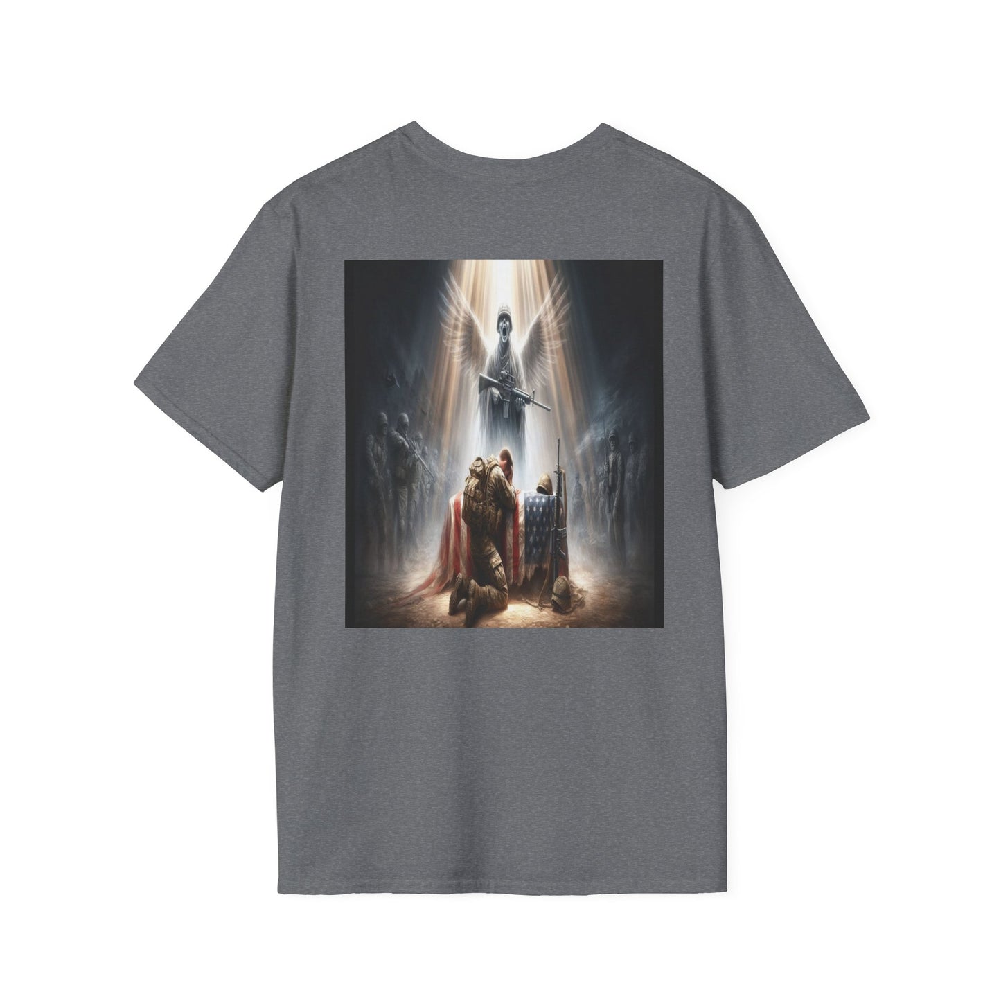 soldier's prayer an angels cry Unisex Softstyle T-Shirt