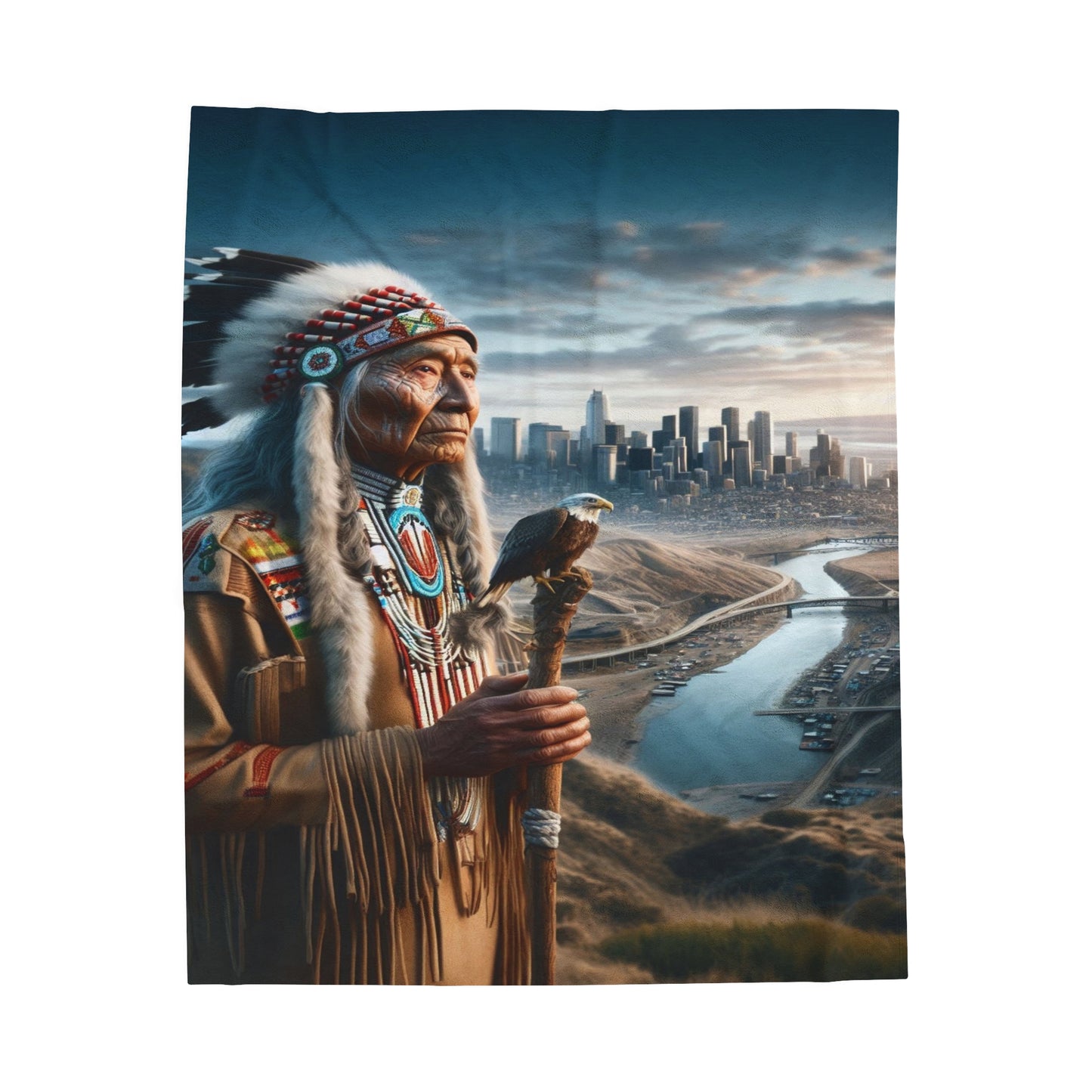 Tears of the Forgotten Plains Velveteen Plush Blanket