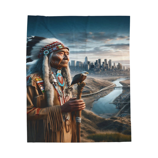 Tears of the Forgotten Plains Velveteen Plush Blanket