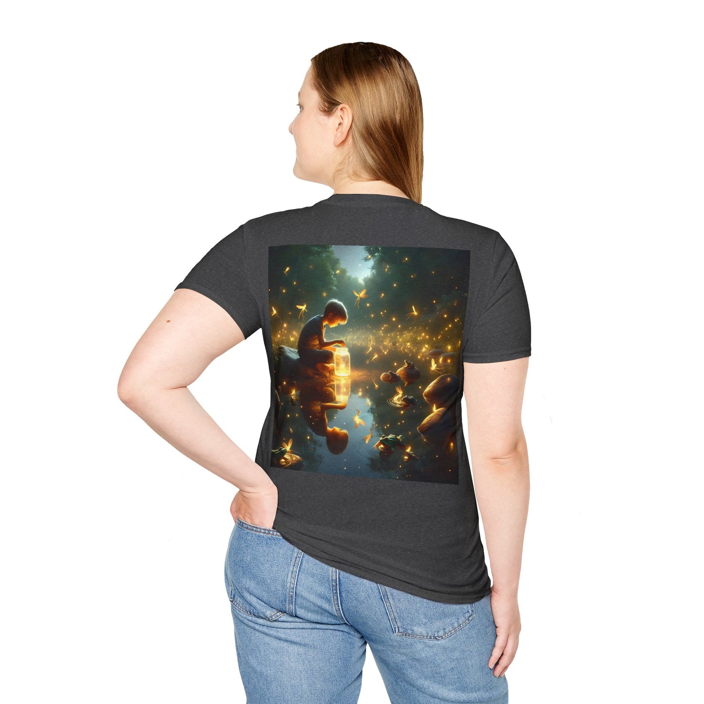 lightning bug nights Unisex Softstyle T-Shirt