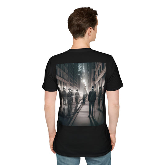 Ghost of a veteran Unisex Softstyle T-Shirt