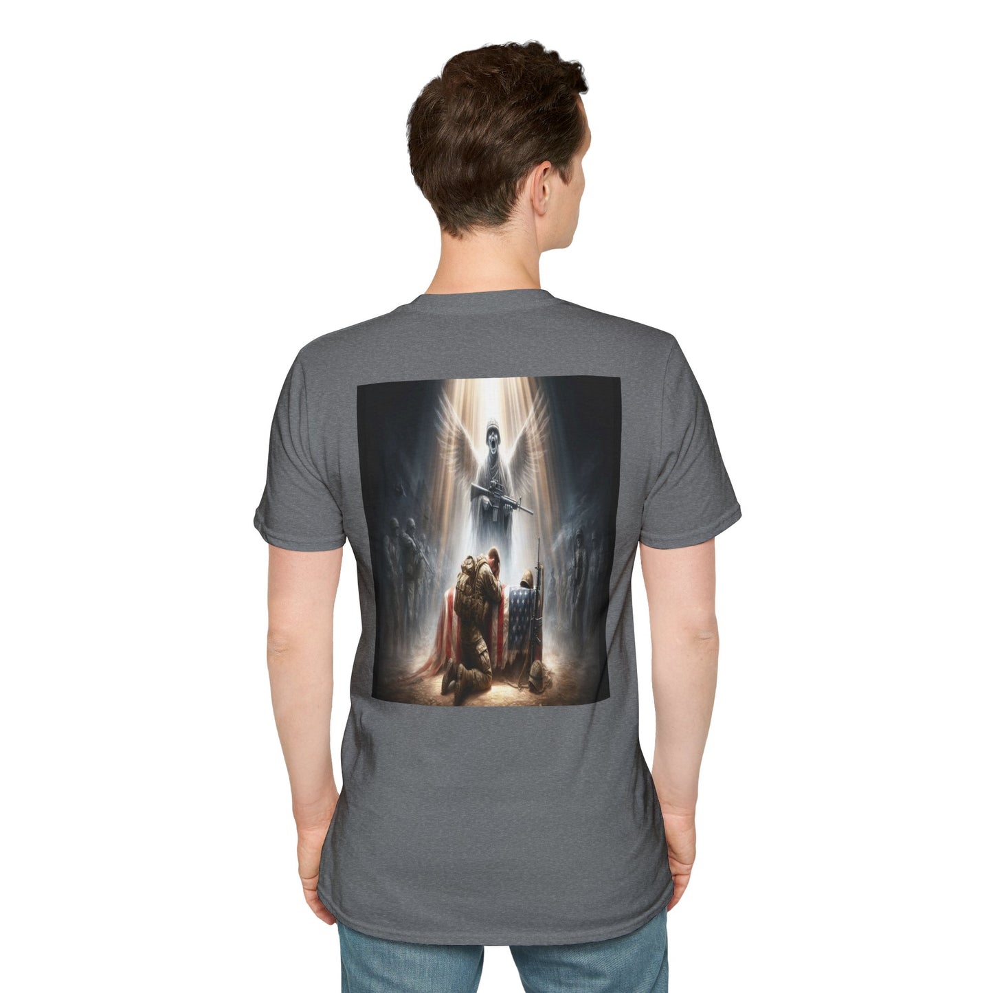 soldier's prayer an angels cry Unisex Softstyle T-Shirt