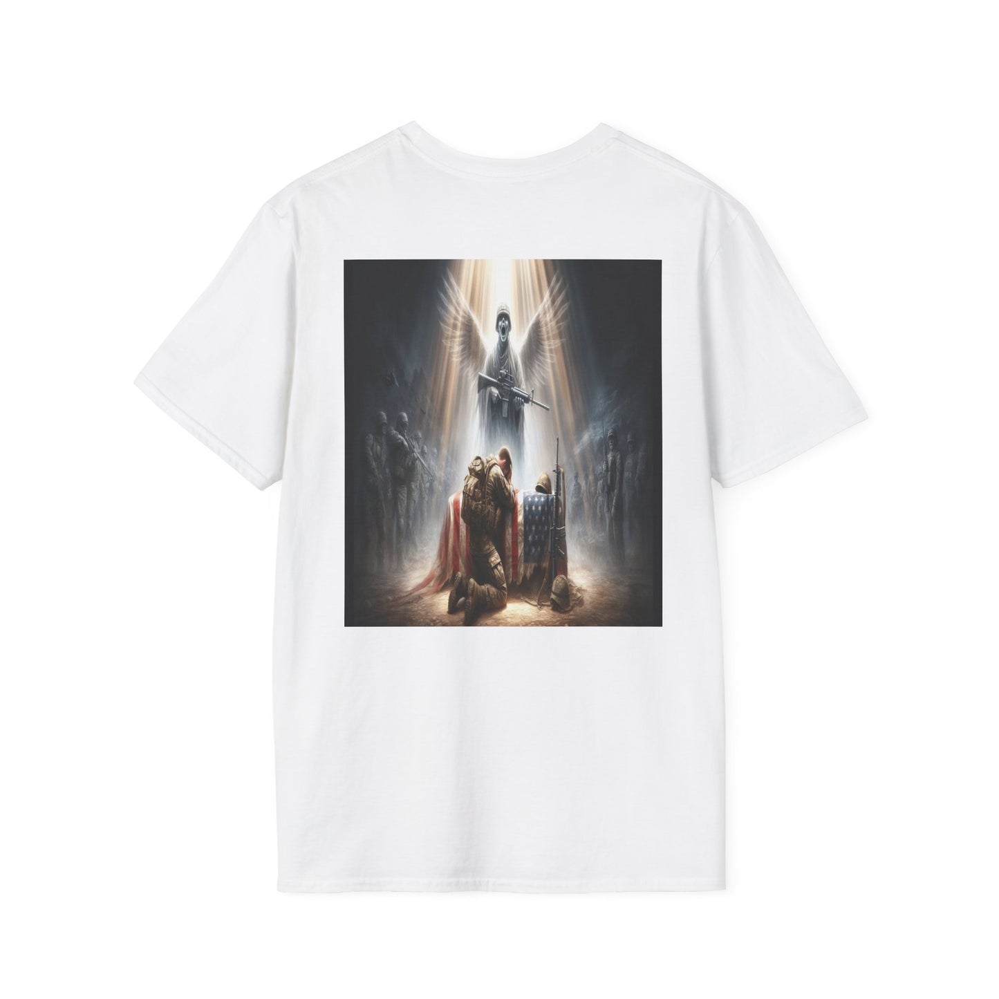 soldier's prayer an angels cry Unisex Softstyle T-Shirt