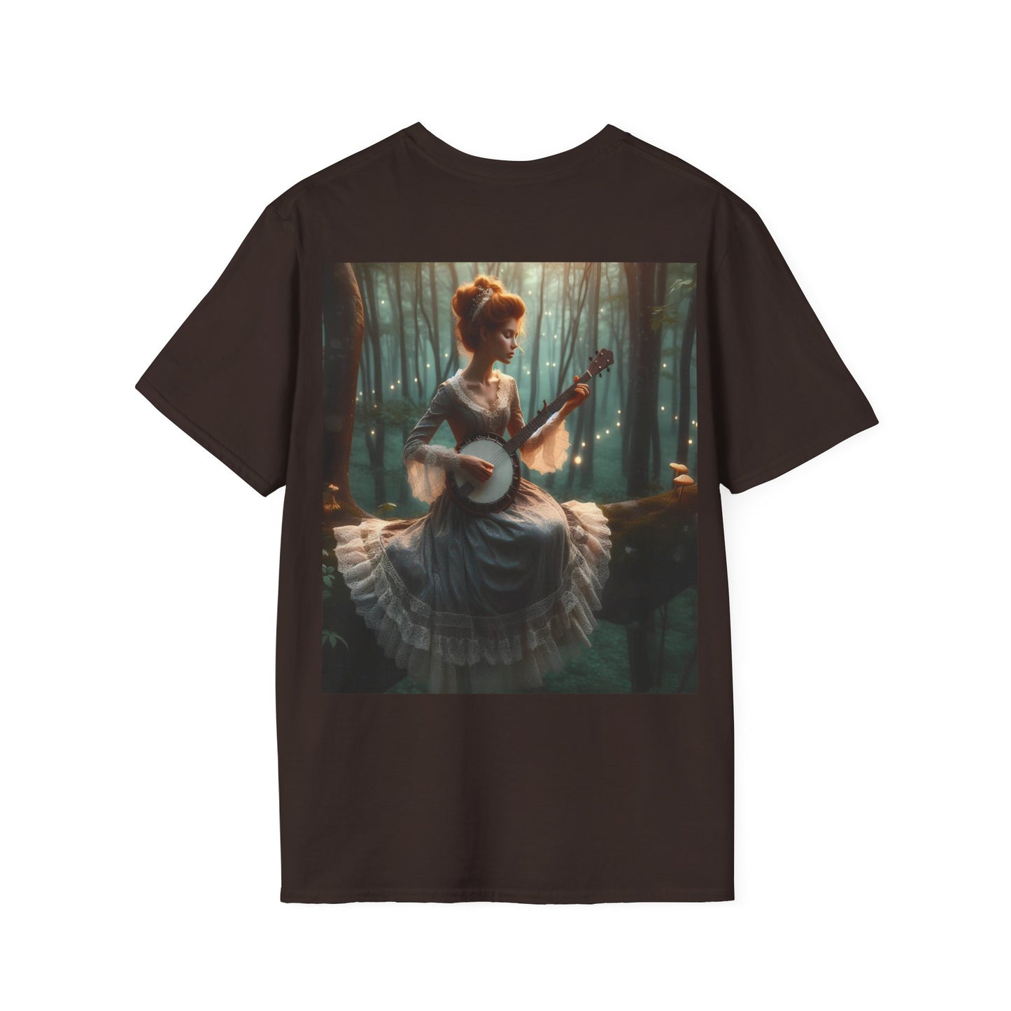 Magical banjo, Forest Unisex Softstyle T-Shirt